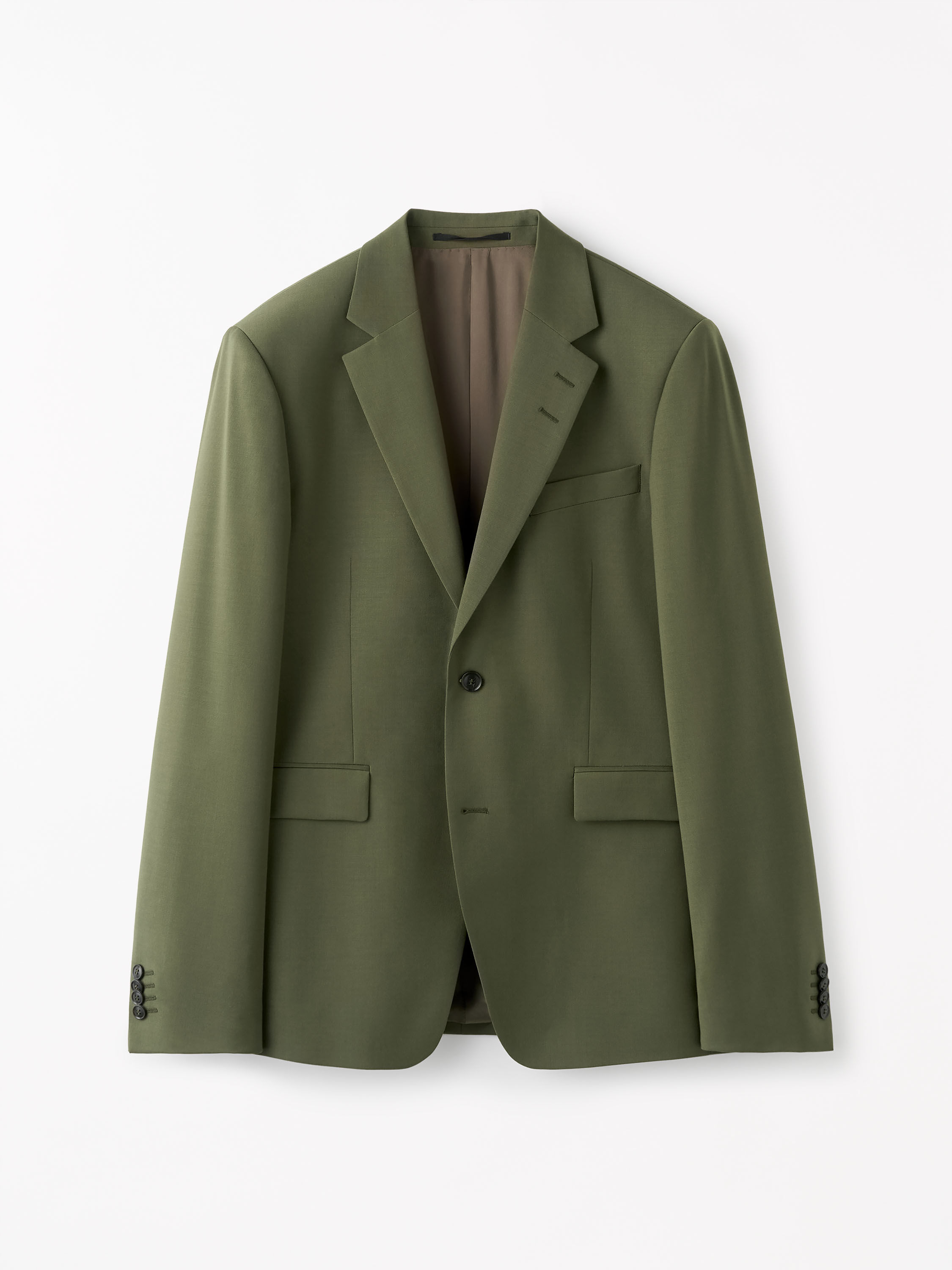 Justin Green Wool Suit