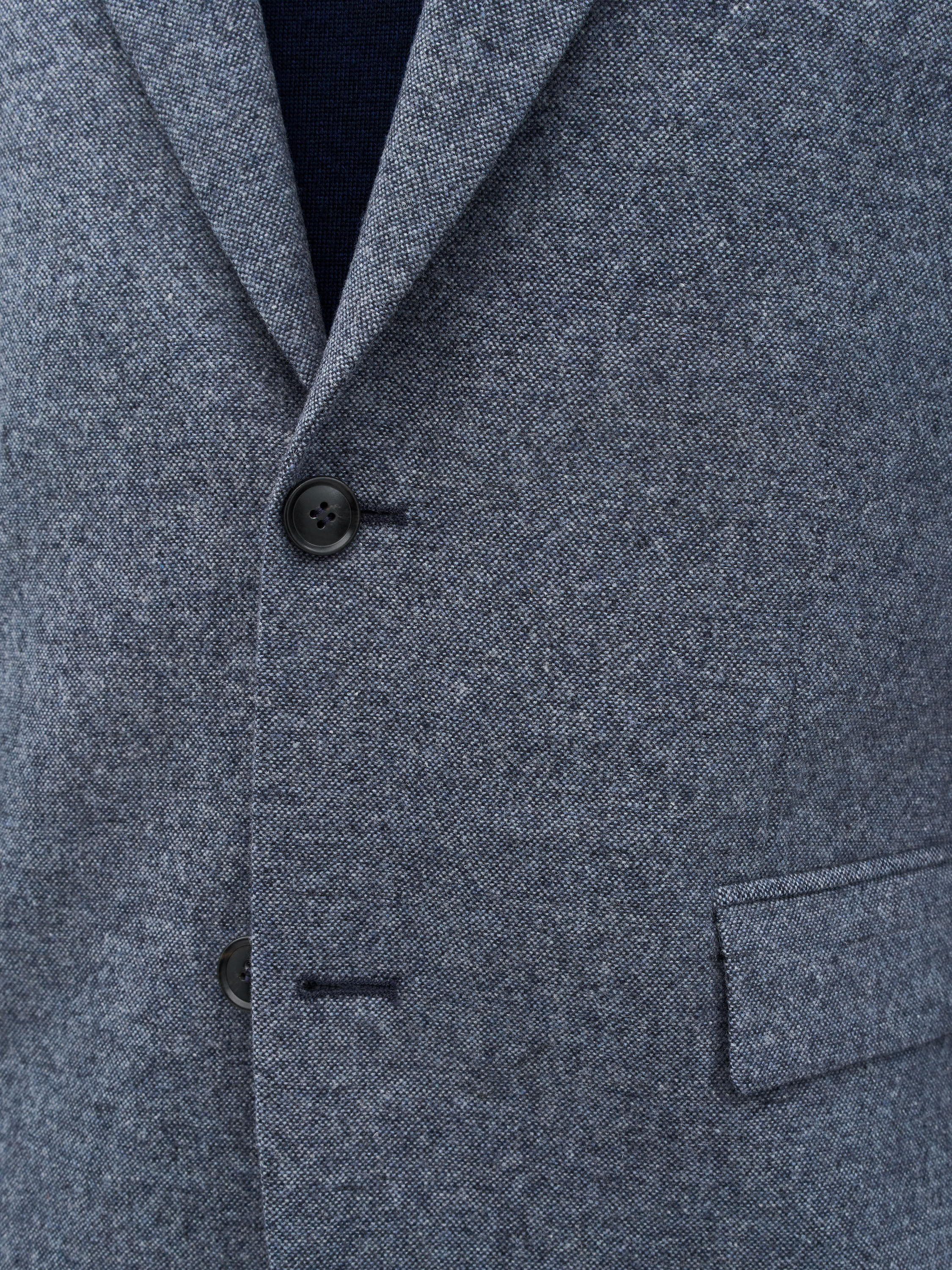 Veste en Laine Bross&eacute;e Justin