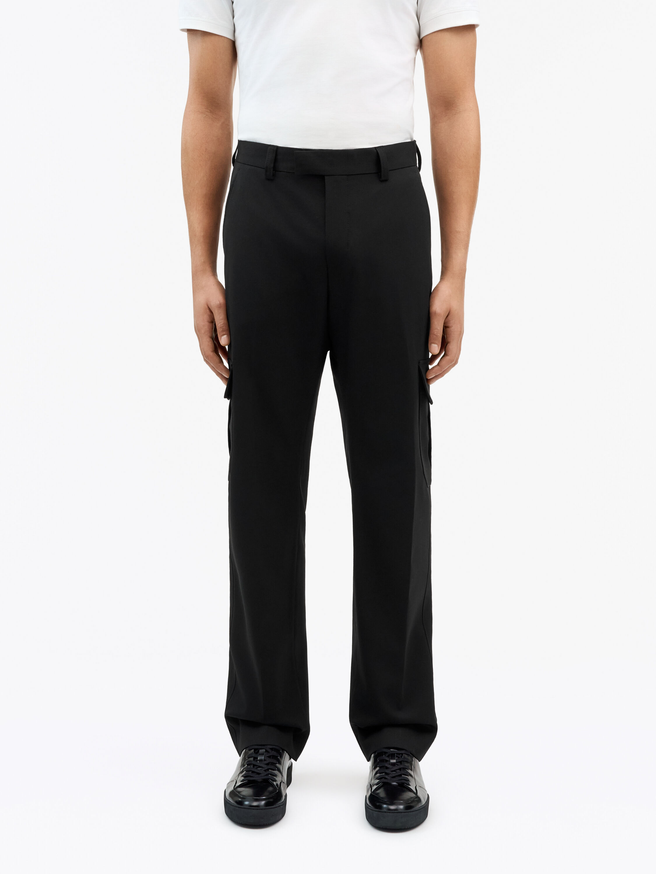 Mend Cargo Fit Wool Pants