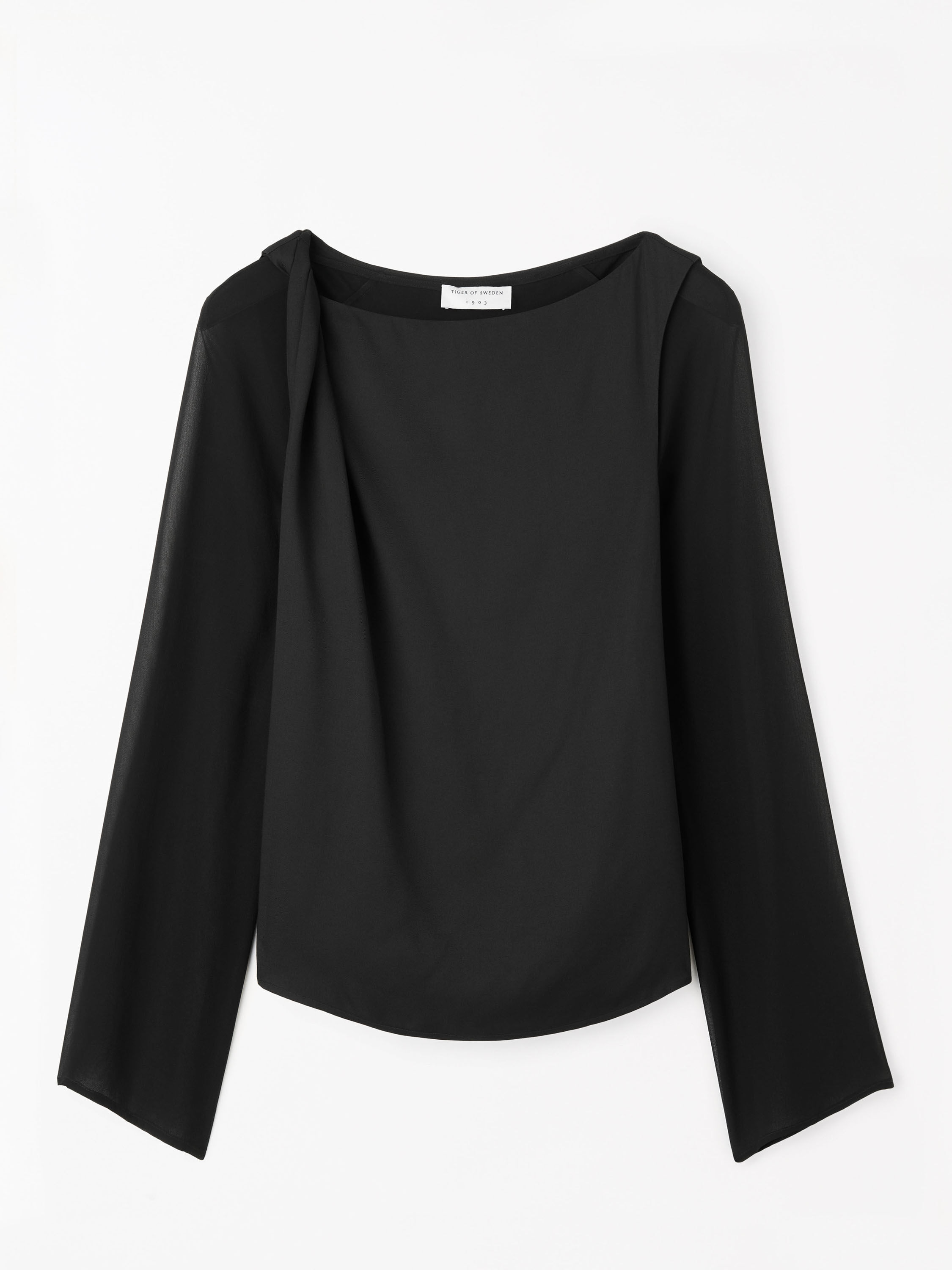 Edna Bluse Aus Flie&szlig;endem Viskosestoff