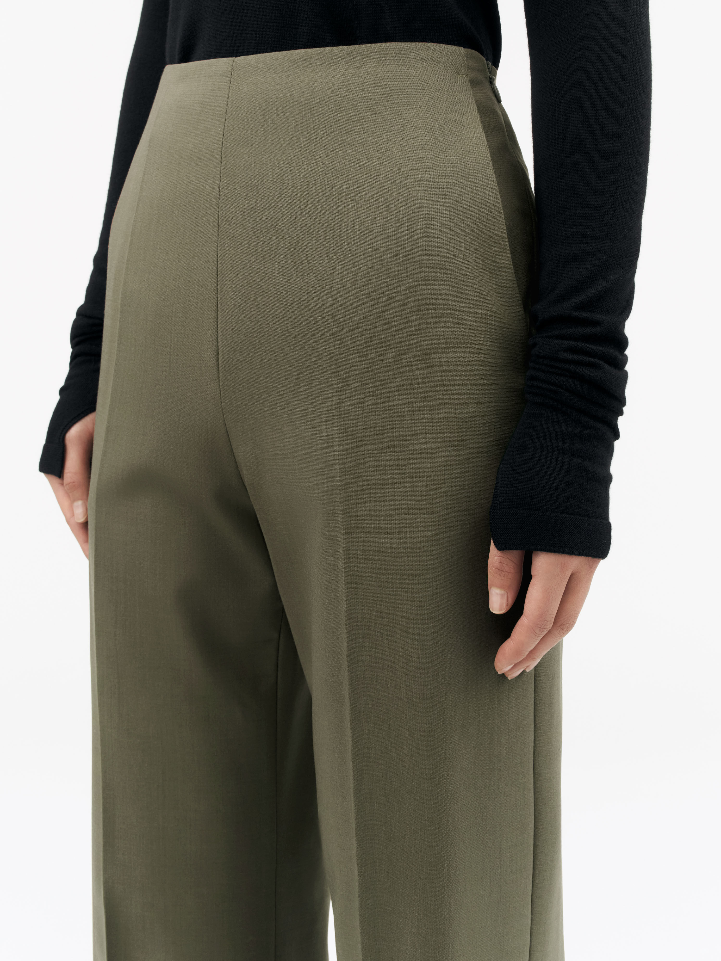 Eedit Wool Blend Trousers