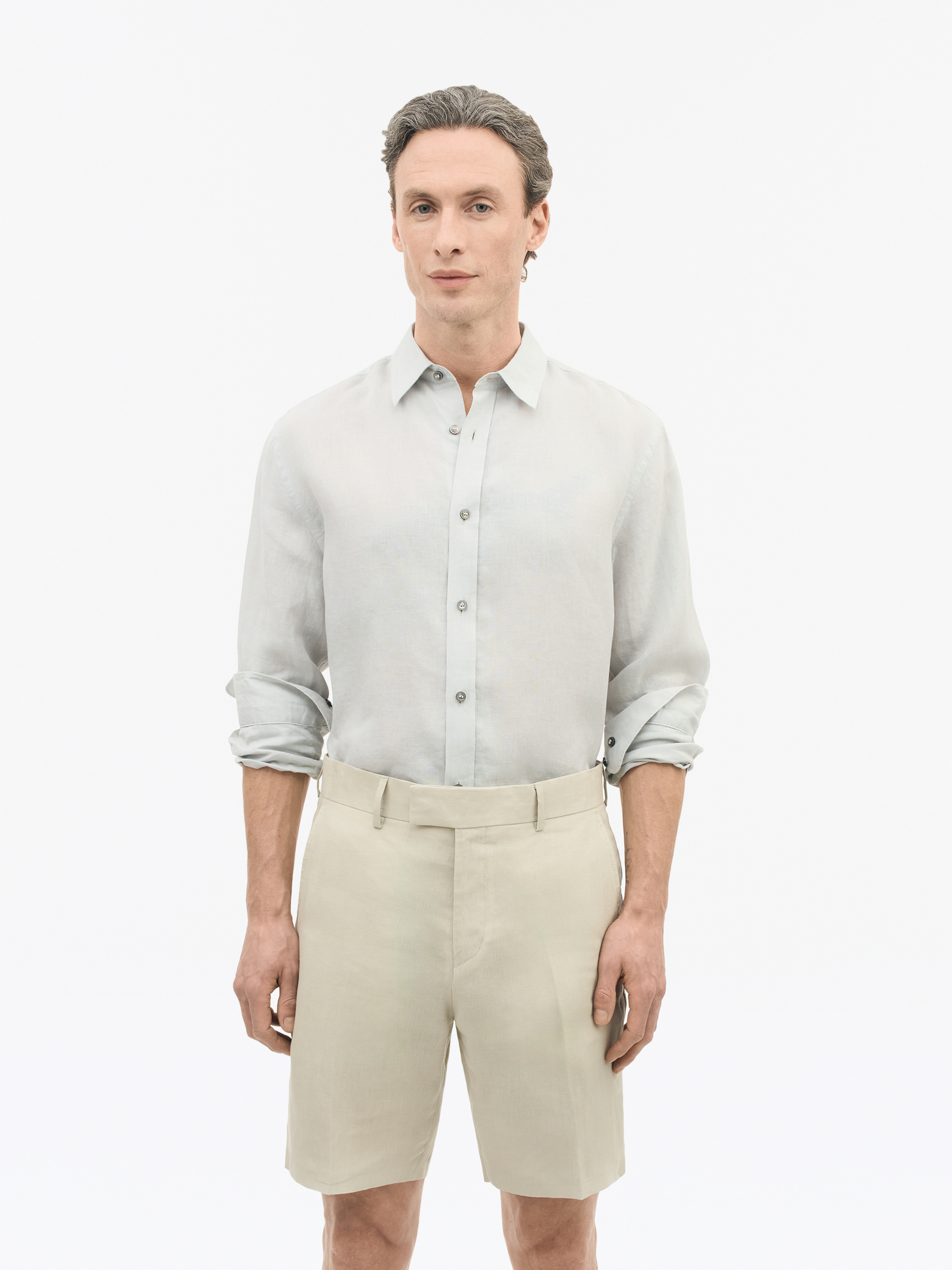Thiago Tailored Linen Shorts