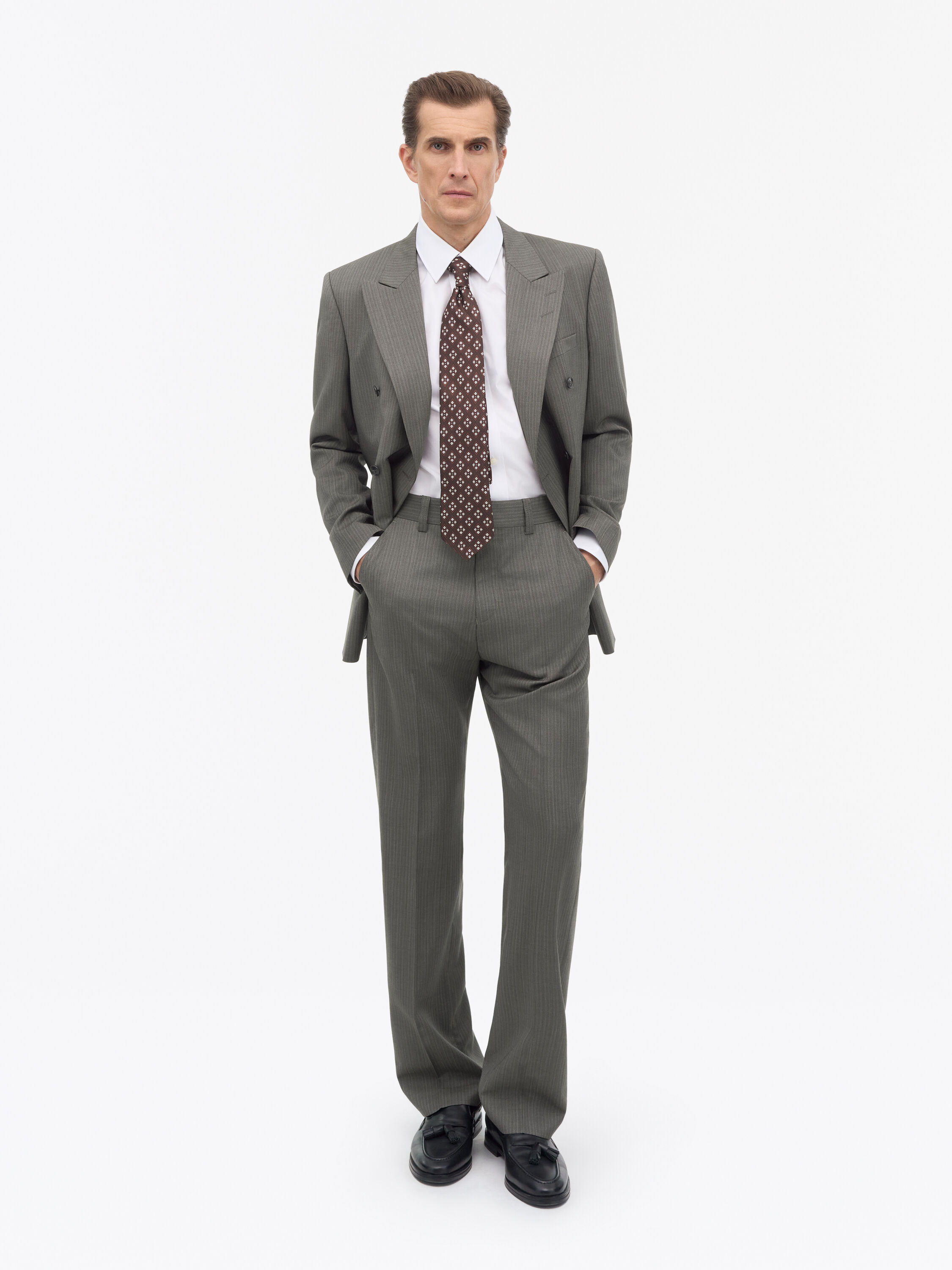 Tommie Pinstripe Wool Trousers