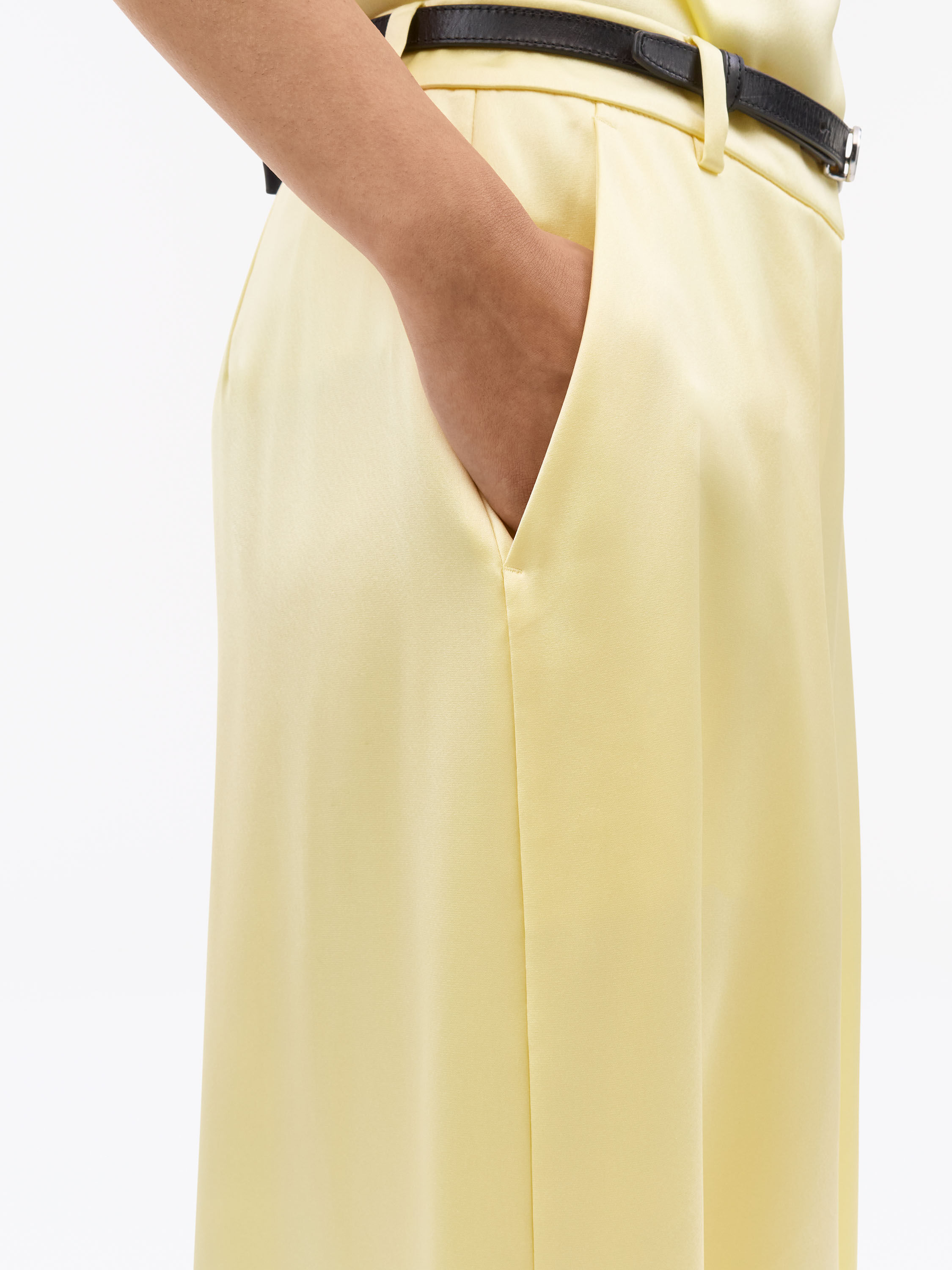 Geordie Wide Satin Trousers