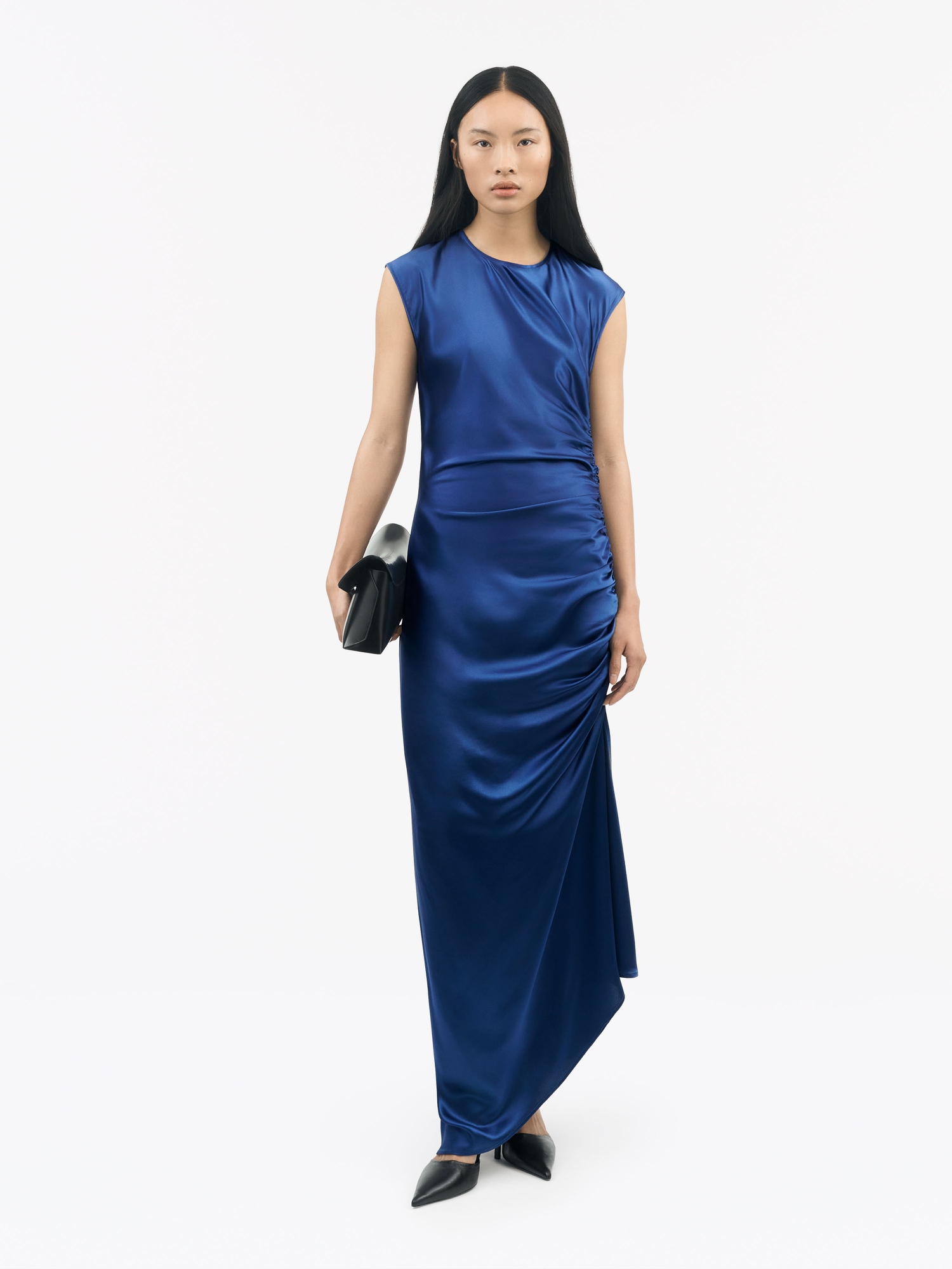 Ivoal Drapey Satin Dress