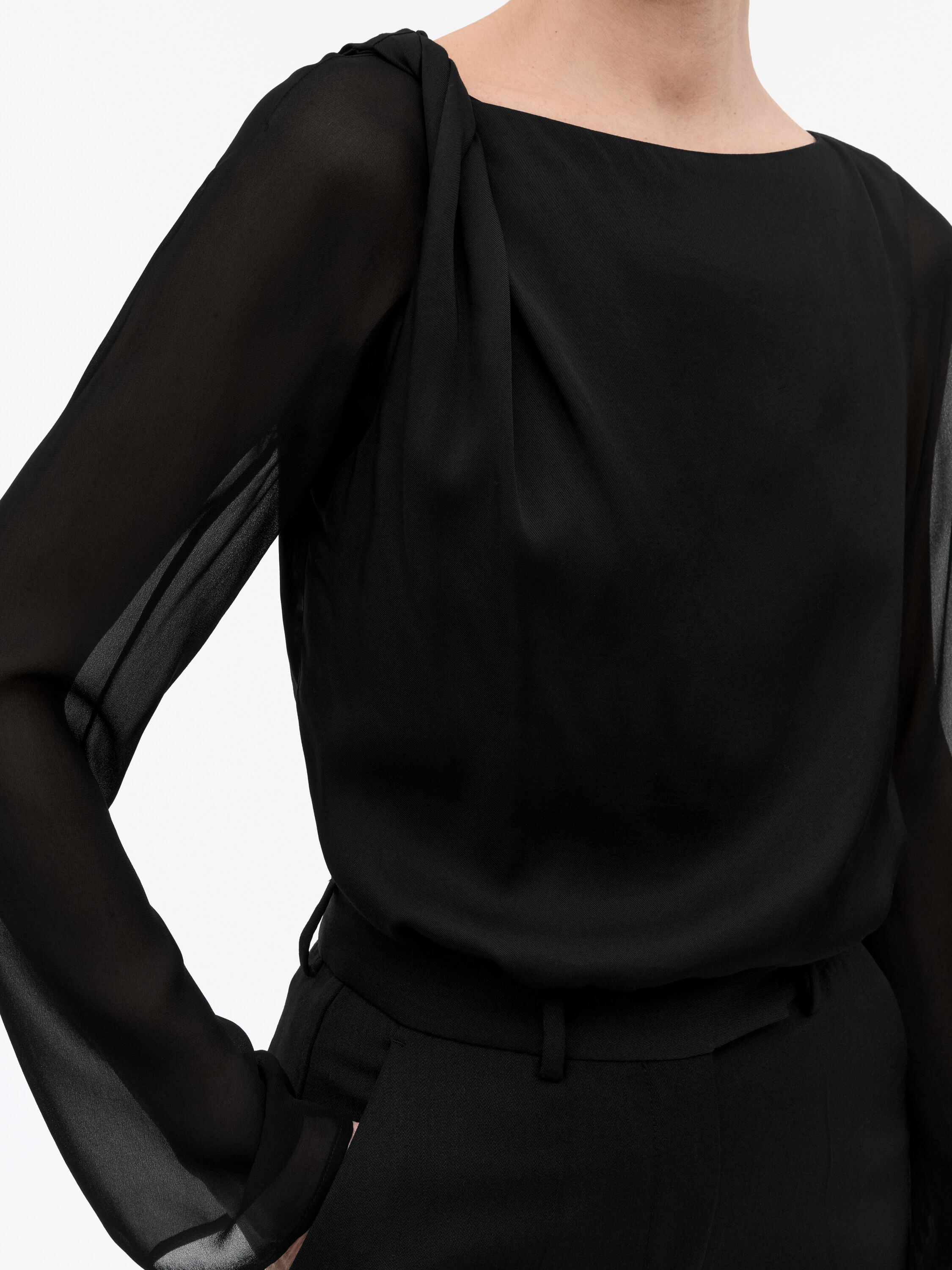 Edna Drapy Viscose Blouse
