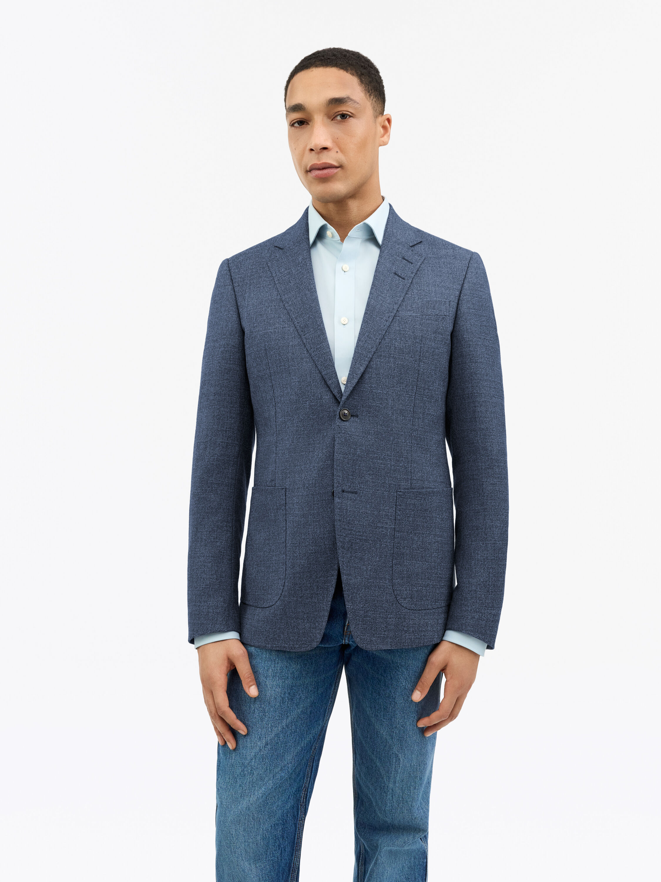 Justin HL Leinen-Wollblazer