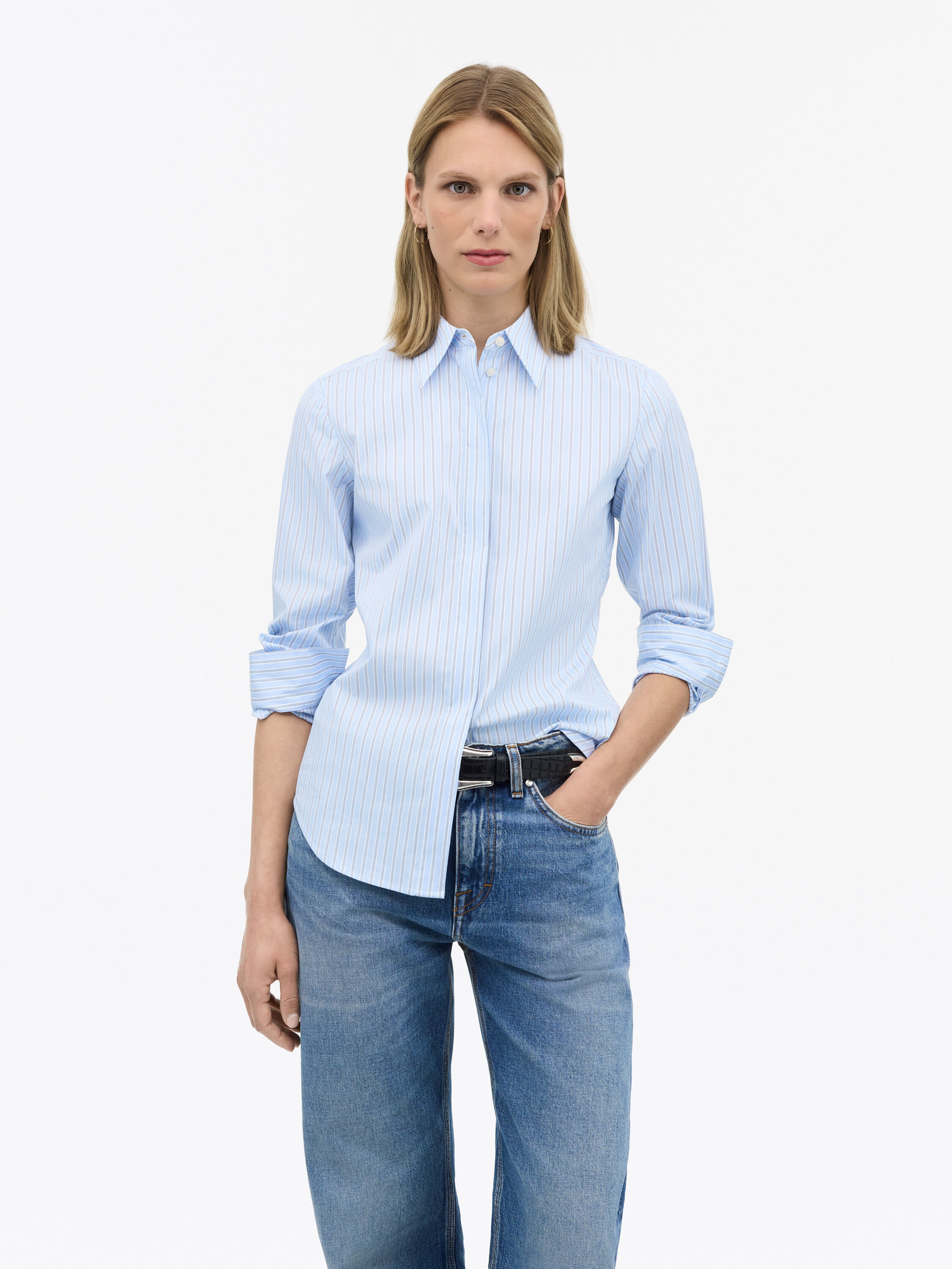 Laino Cotton Stripe Shirt