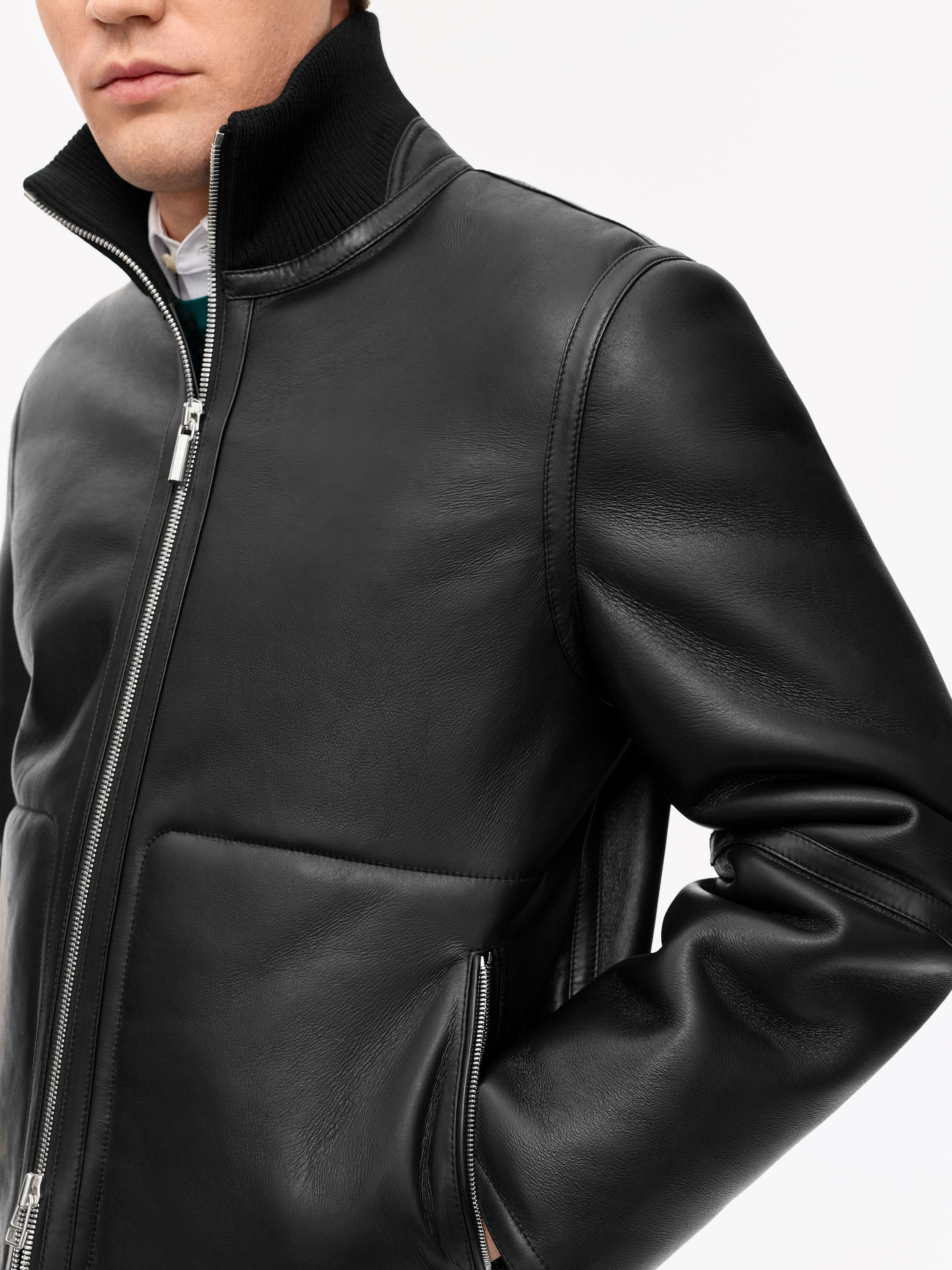 Erling Shearling Leather Jacket 