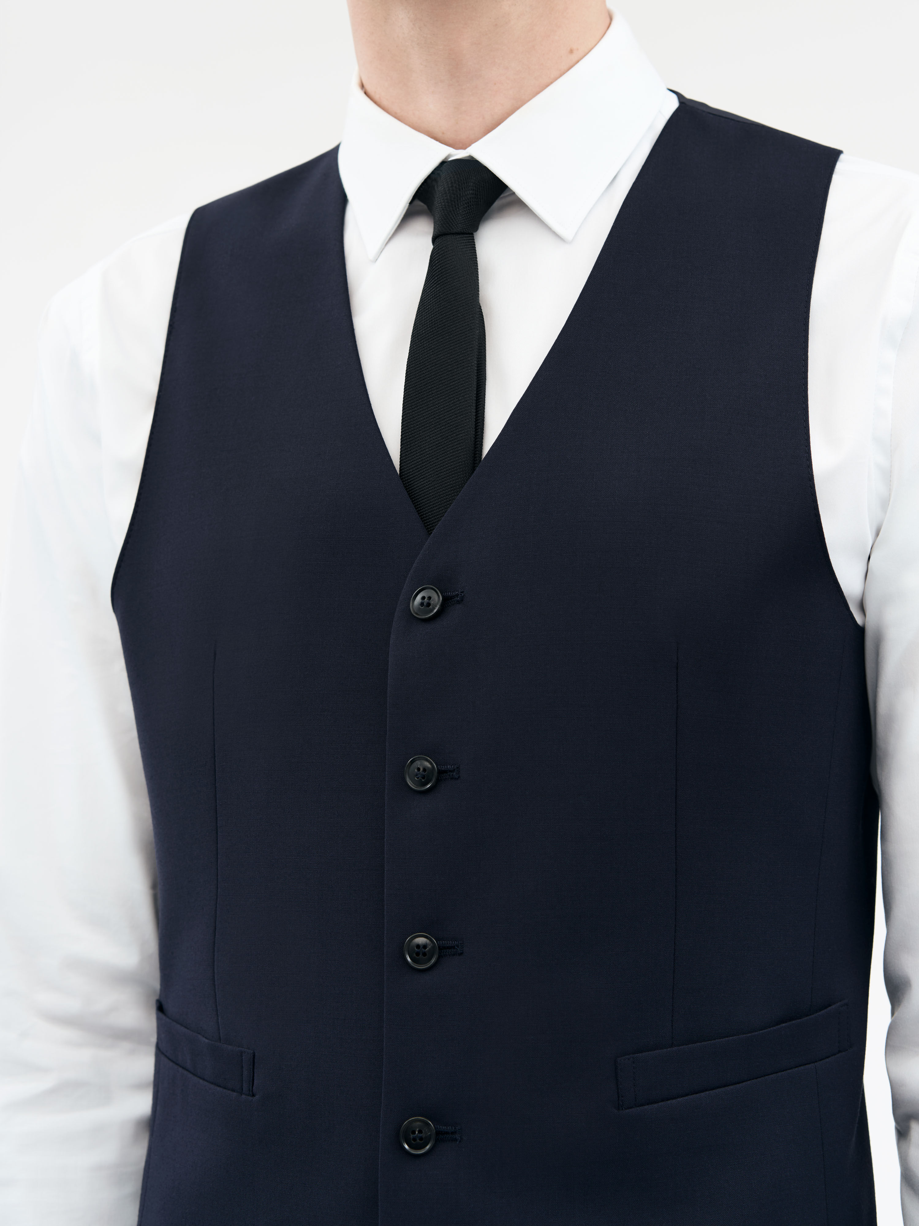 Wayde Polyester-Wool Blend Waistcoat