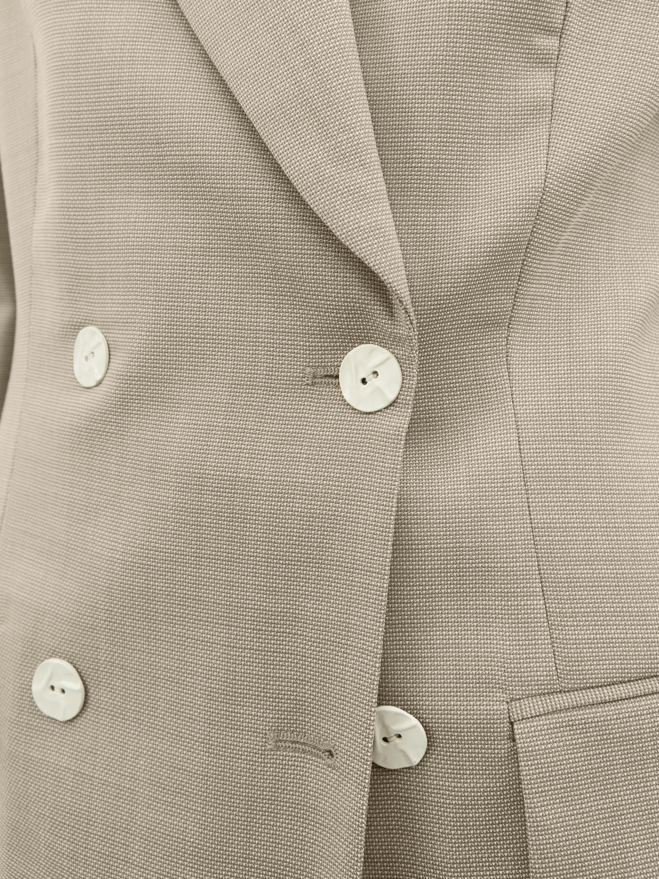 Elmi Ivory Wool Suit