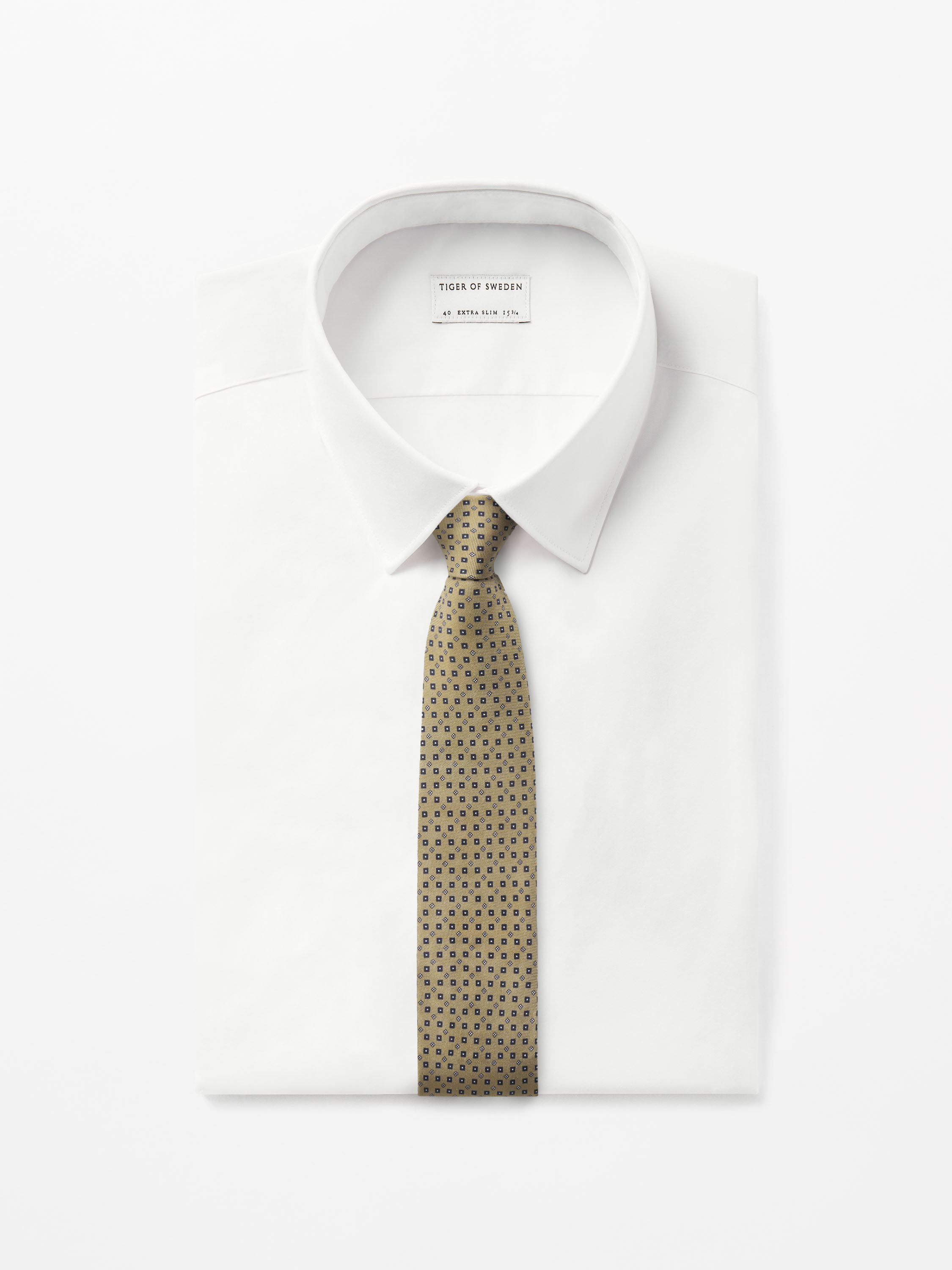 Septa Patterned Silk Tie