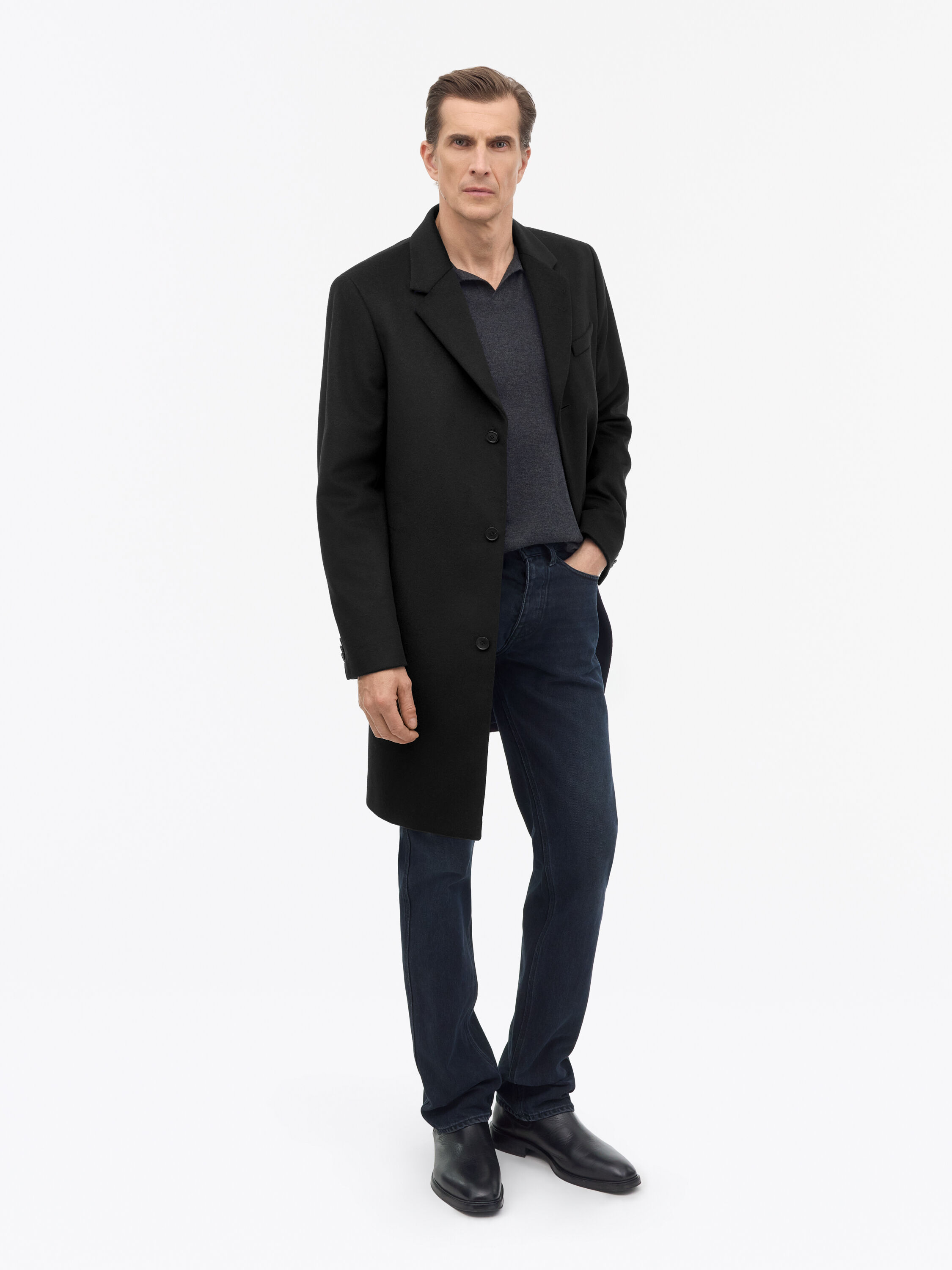 Finnan Wool Cashmere Coat