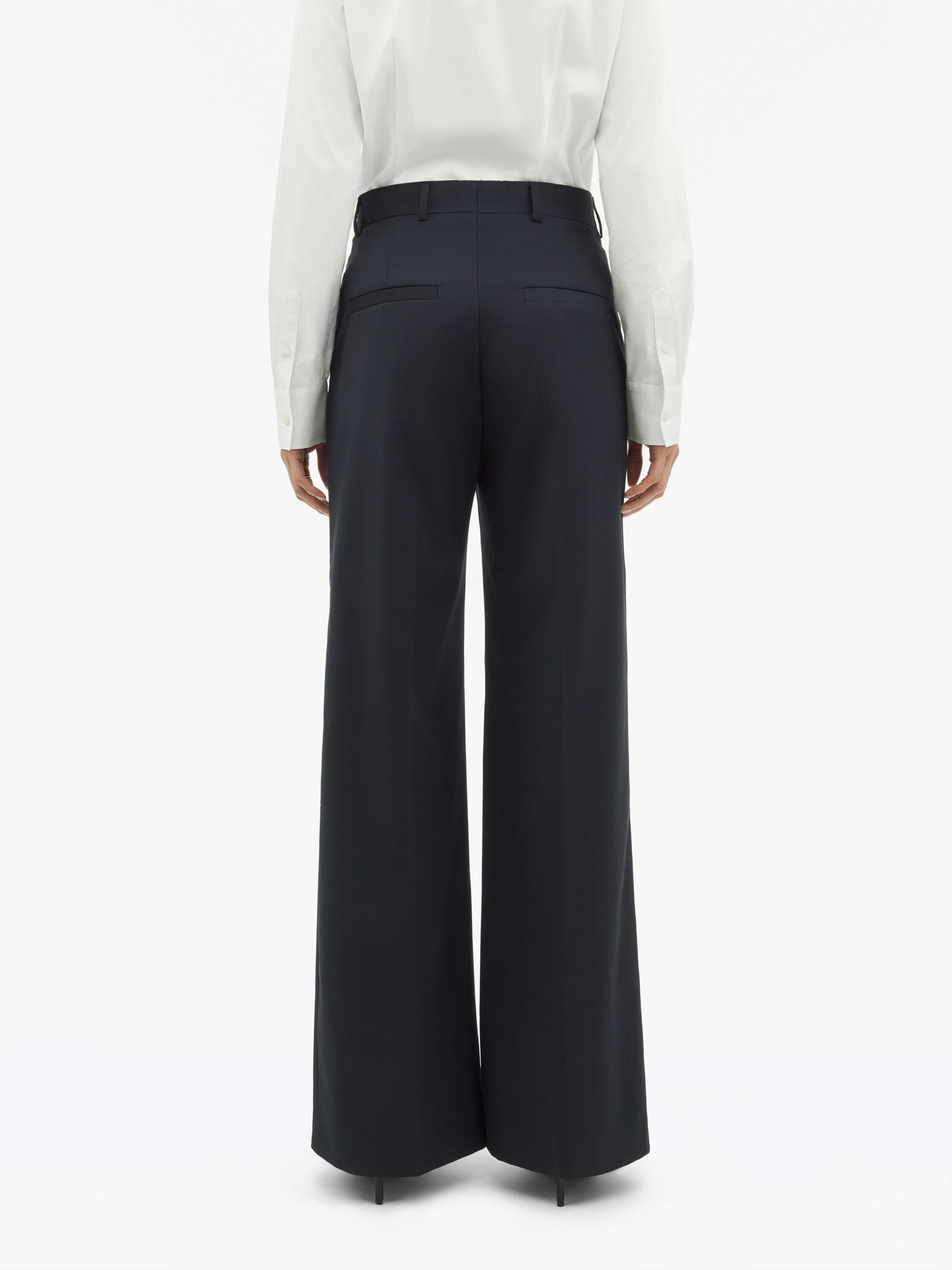 Nancy Navy Blue Wool Suit