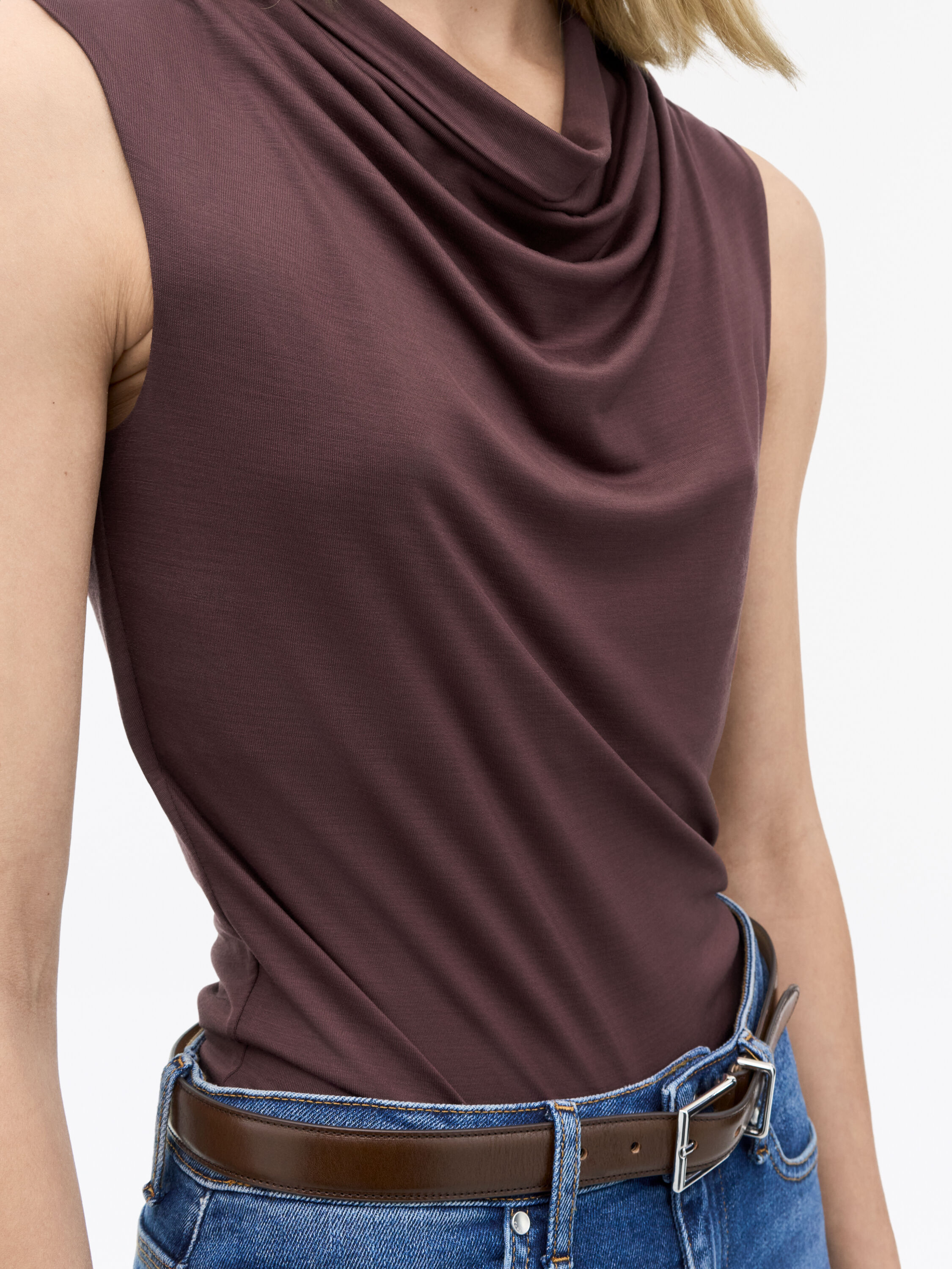 Jela Cowl-Neck Top