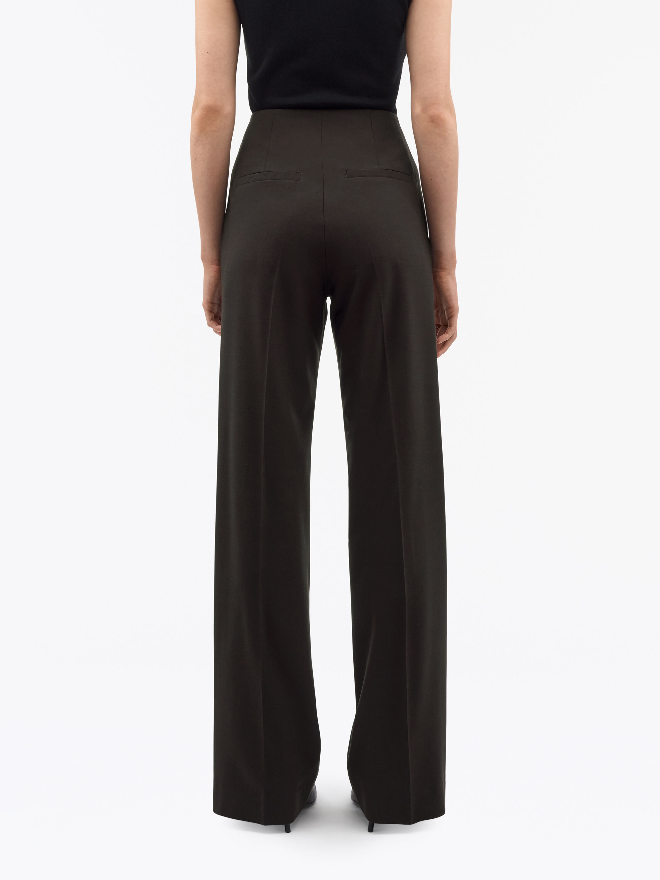 Eedit Mid-Waist Trousers 