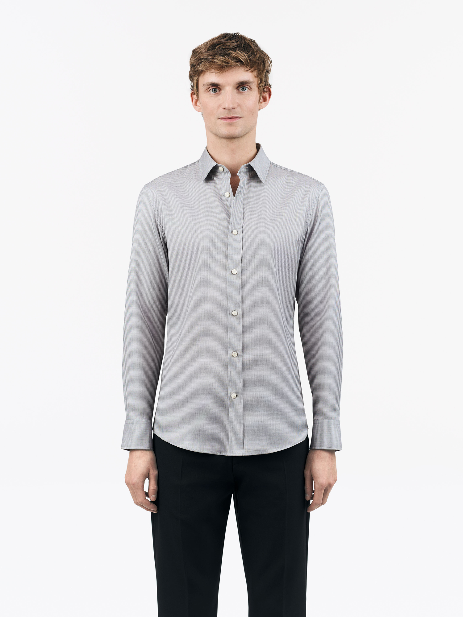 Adley cotton pointed collar Shirt