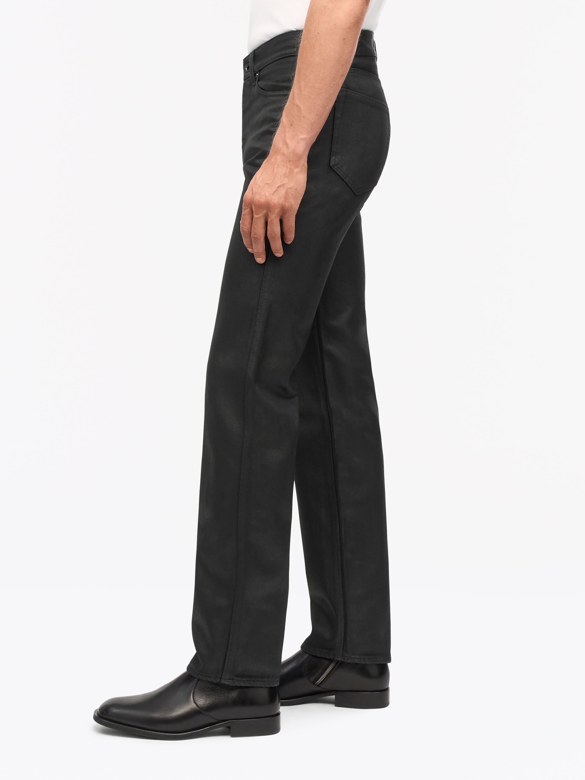 Alec Coated Denim Jeans