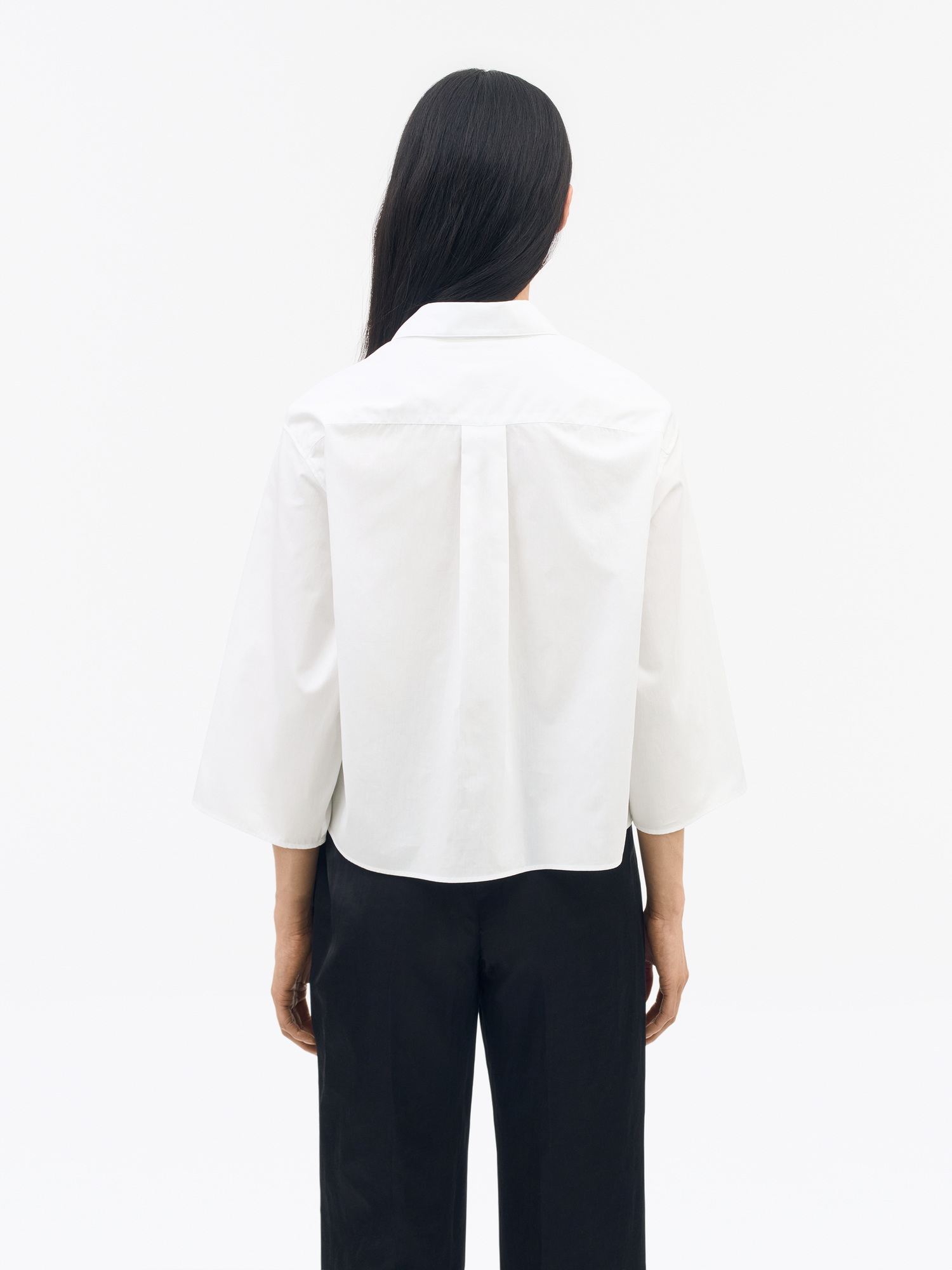 Corins Relaxed-Fit Cropped Shirt