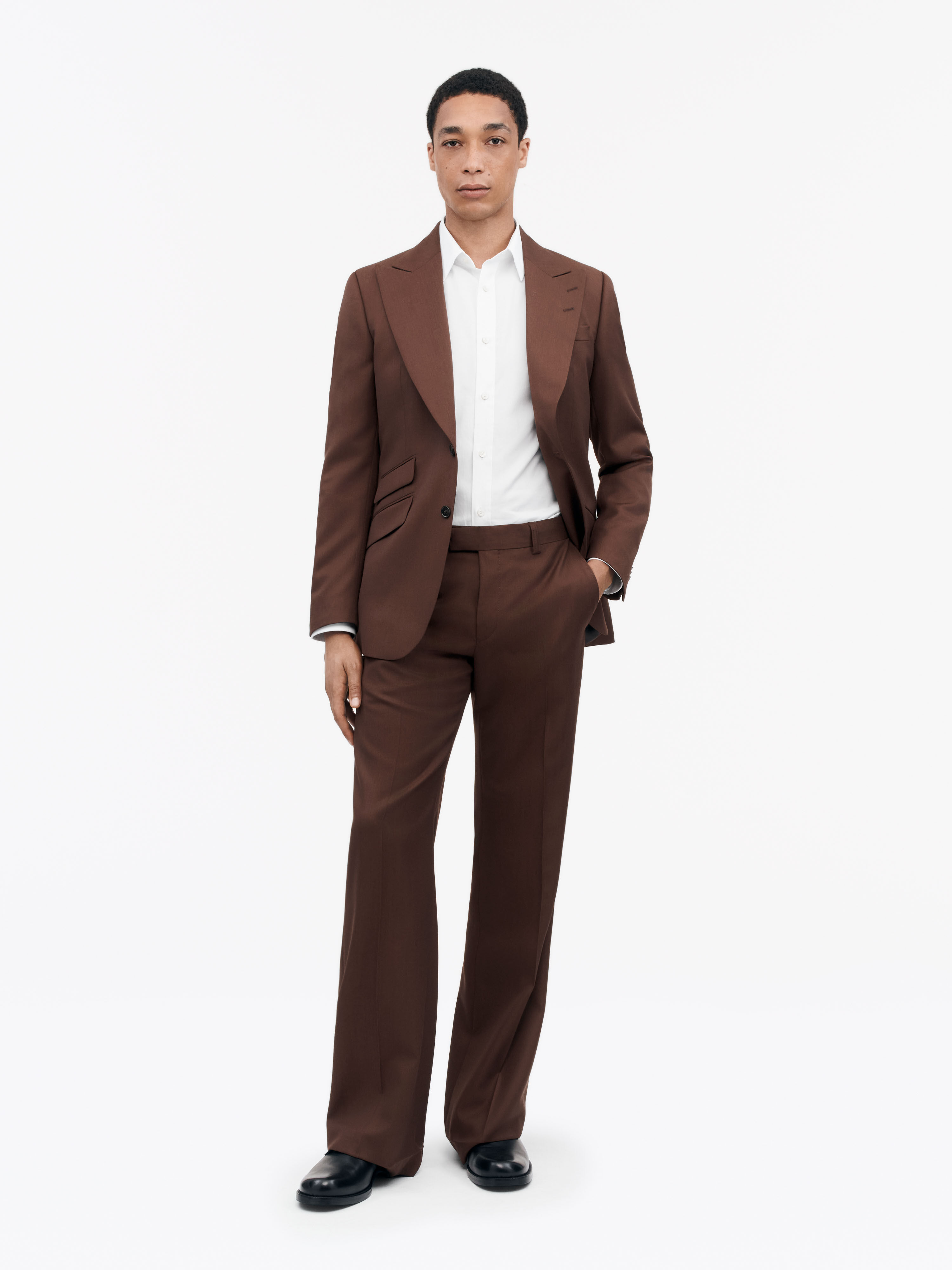 Pantalon En Laine Et Soie Tyler