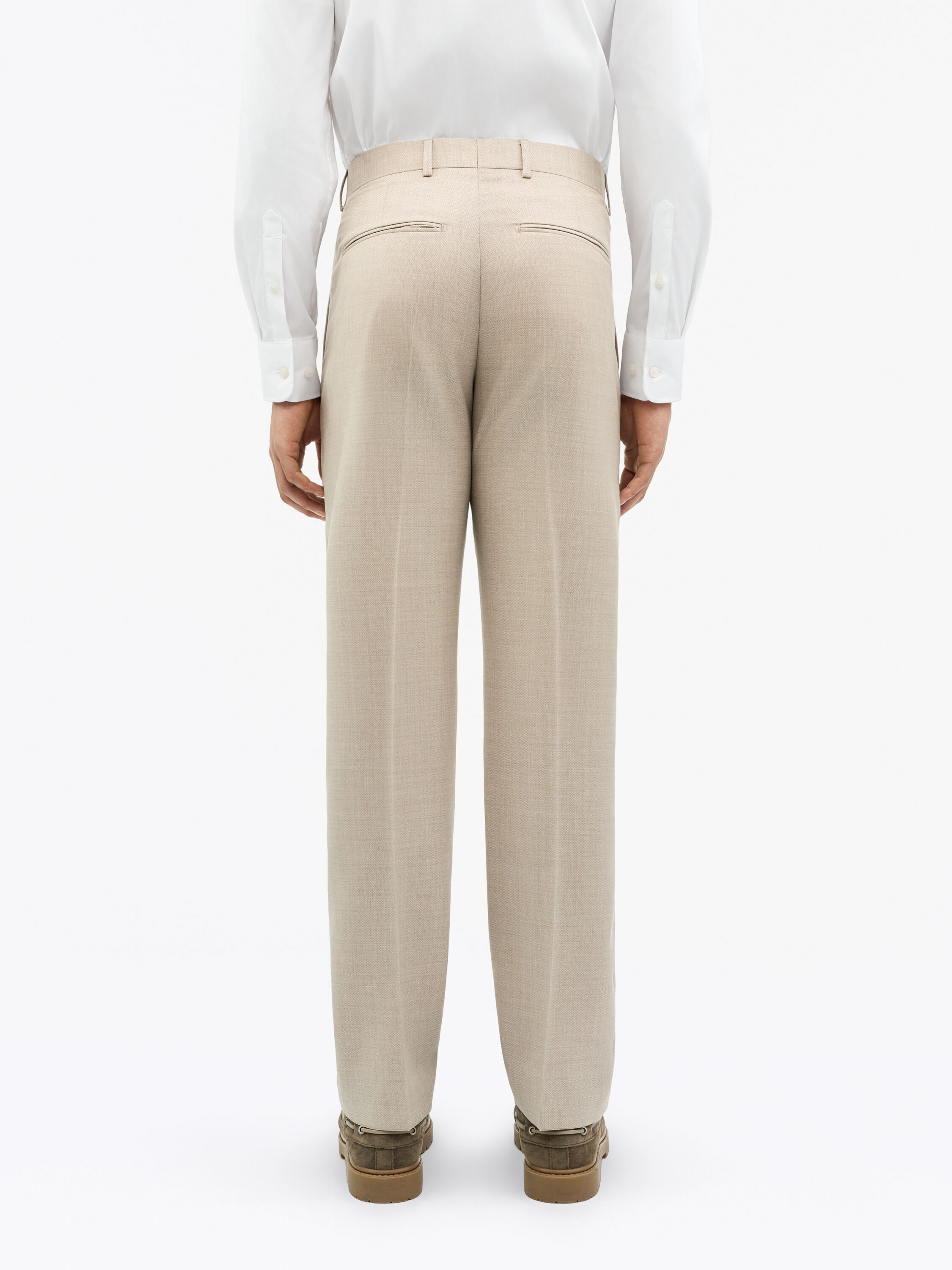 Tense Mid-Rise Wool Trousers