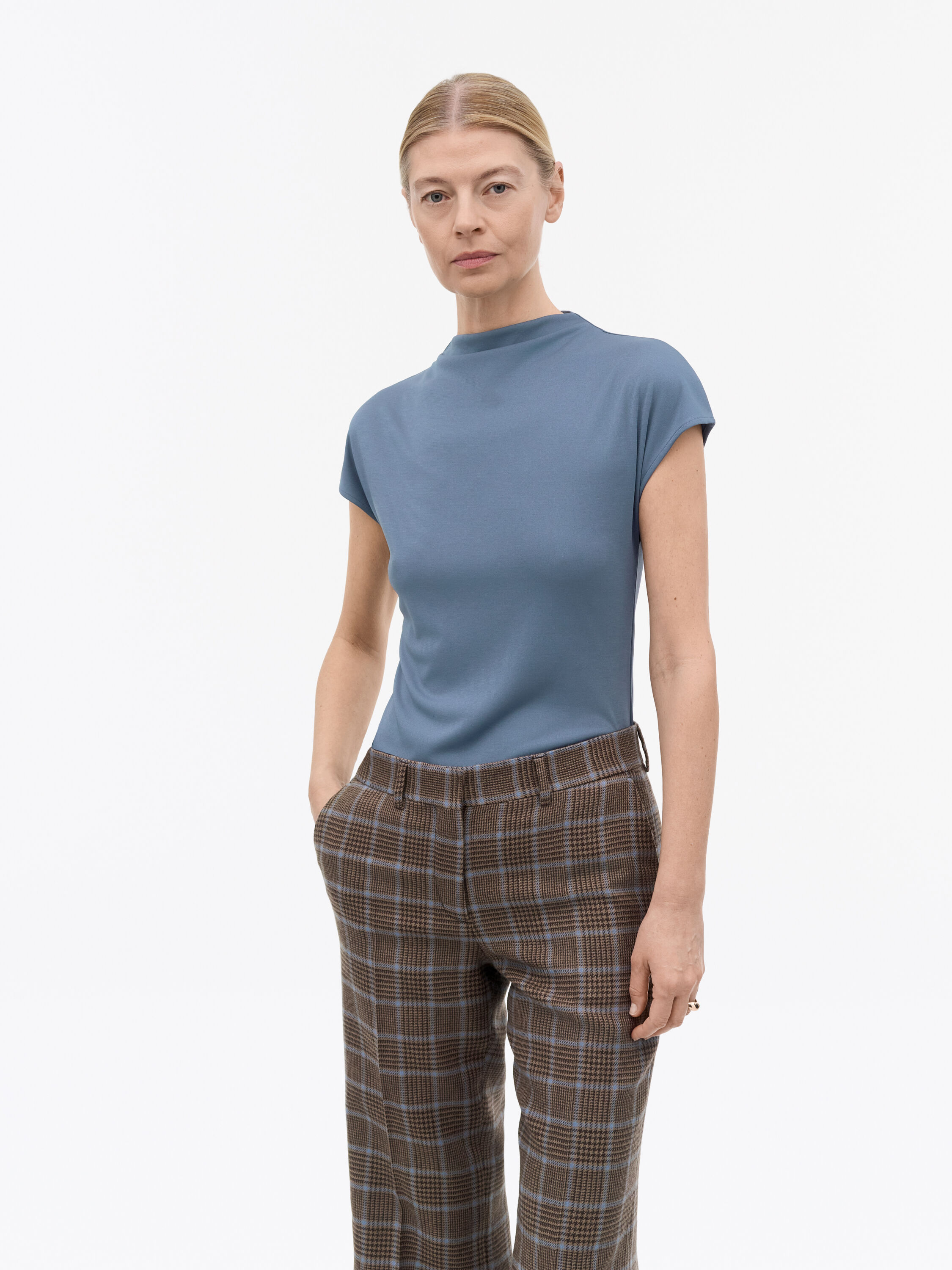 Alitta Slim Cap-Sleeve Top