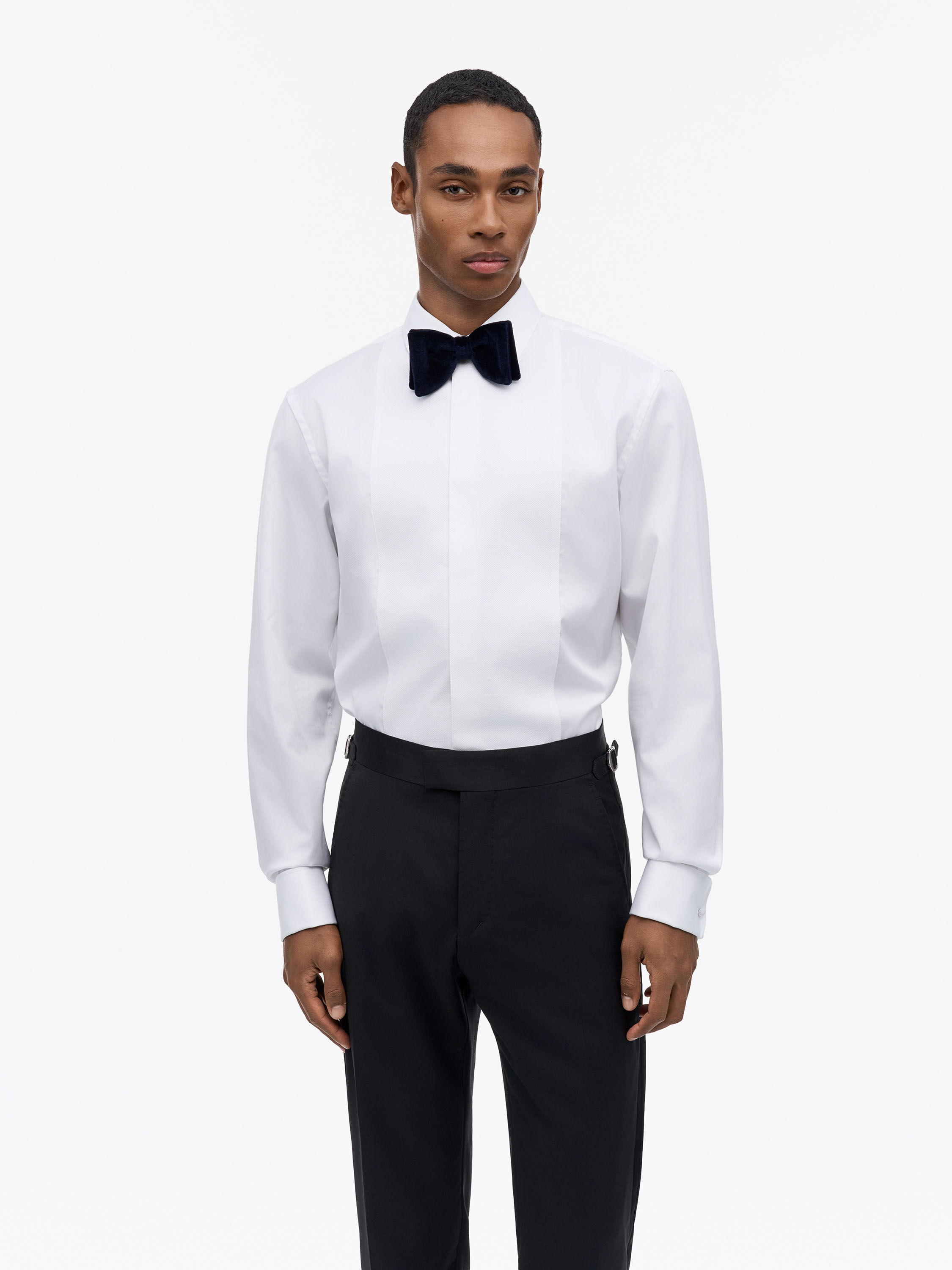 Adley Cotton Tuxedo Shirt