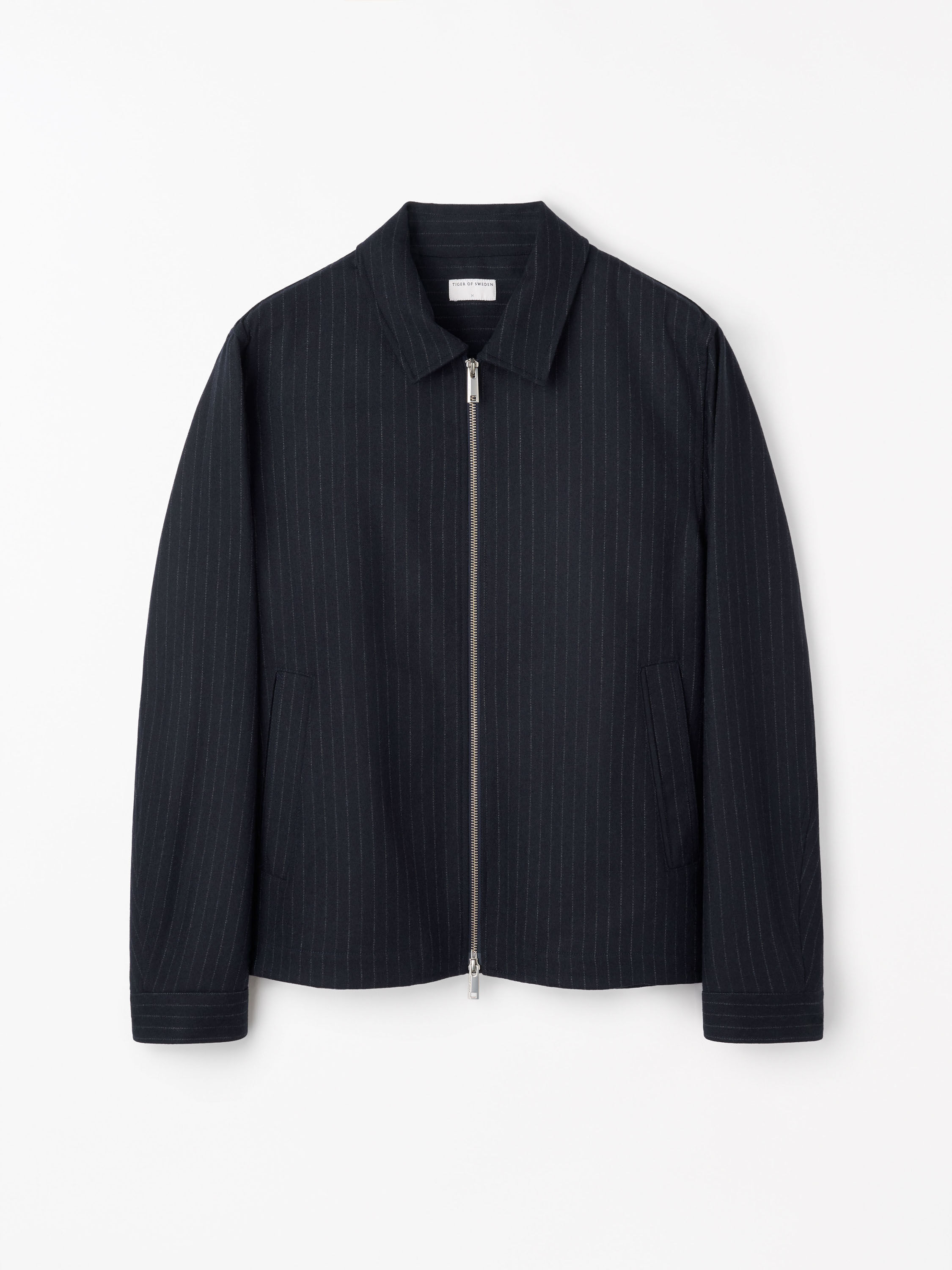 Barnaby C Pinstripe Shirt Jacket