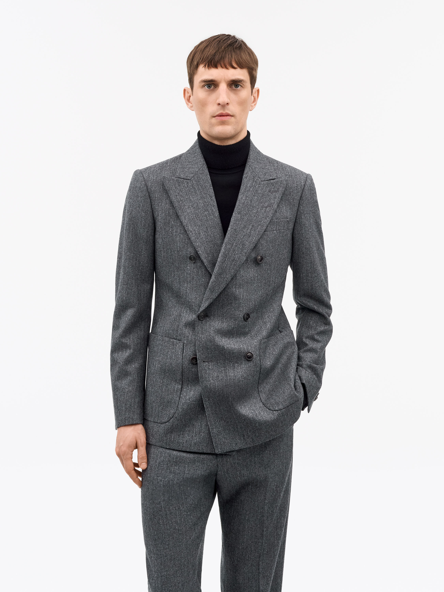 Joachim Pinstripe Wool Jacket