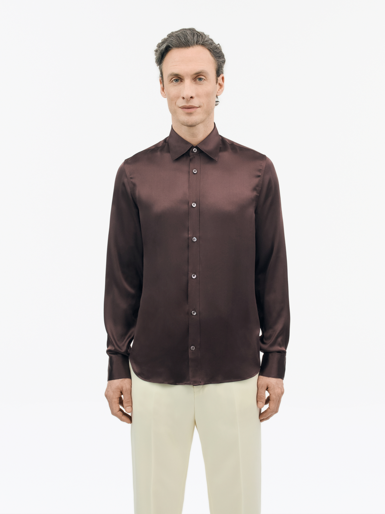 Lowan Regular-Fit Silk Shirt