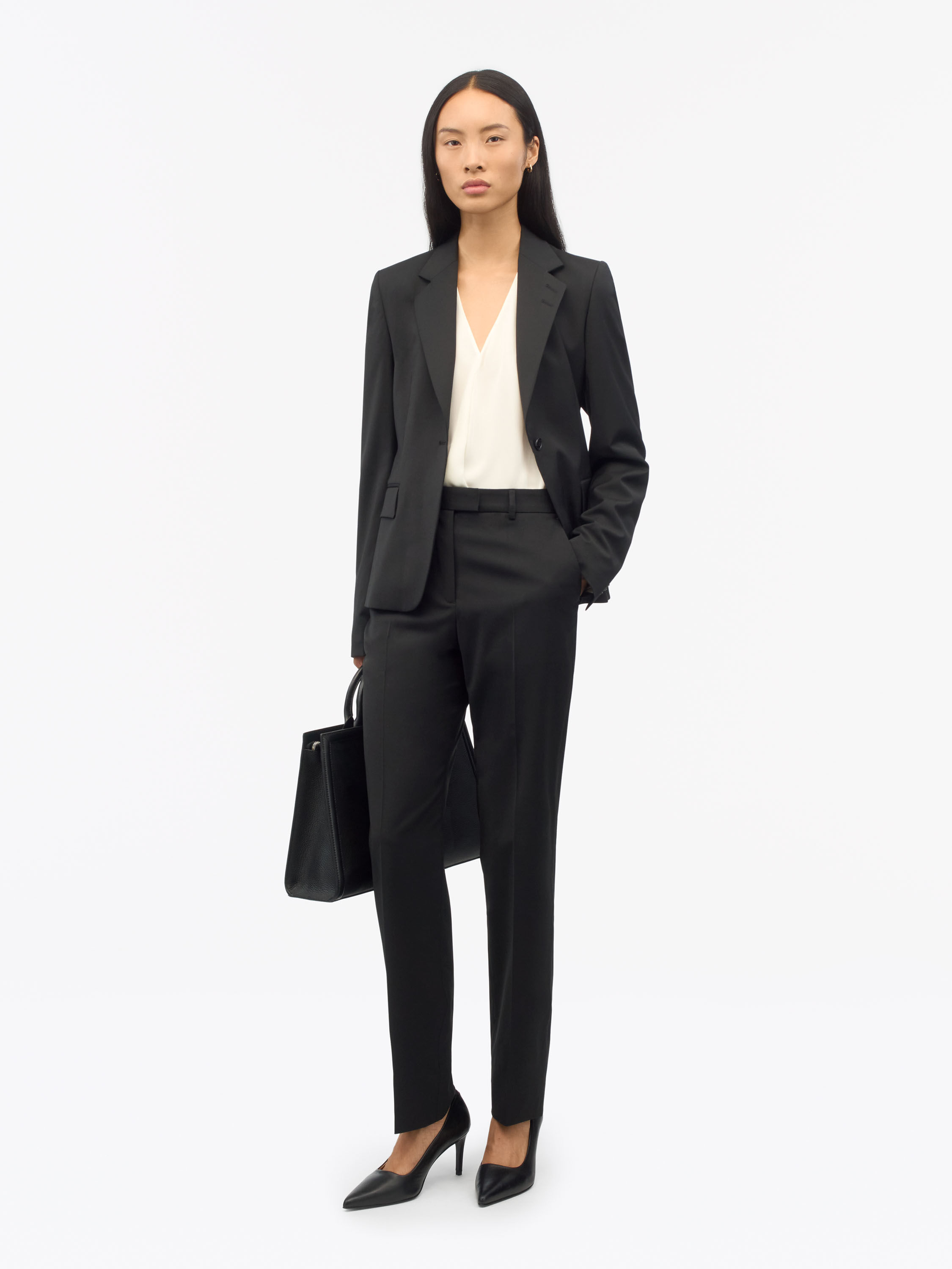 Nove Slim Straight Trousers