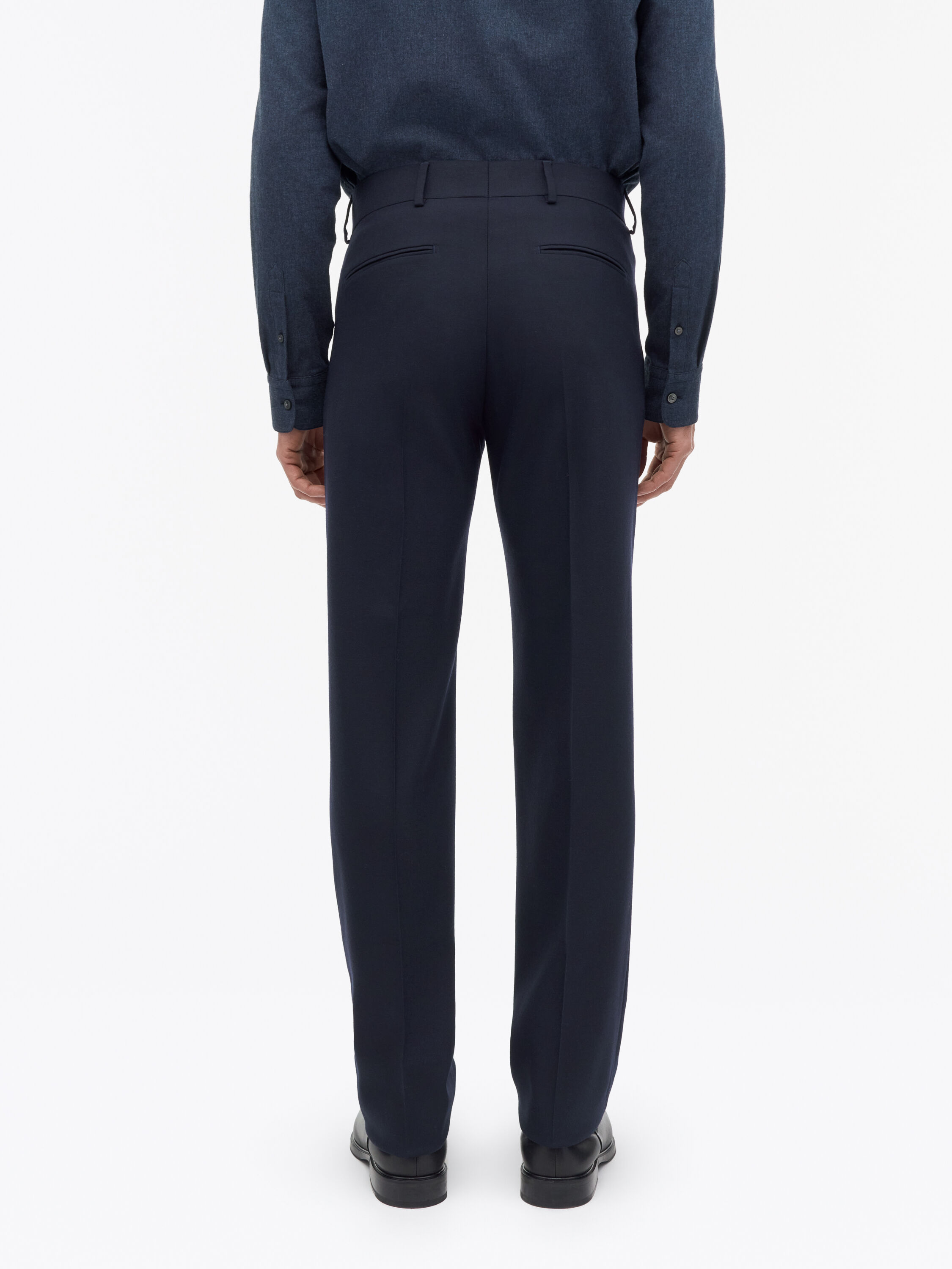 Tenser Straight-Leg Wool Trousers