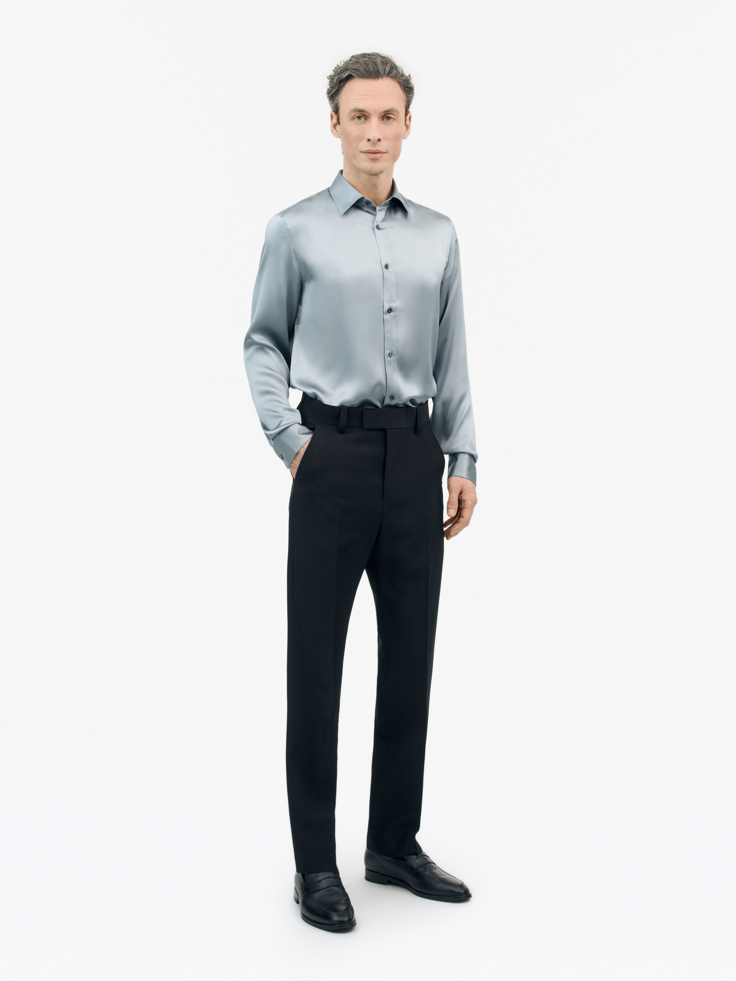 Lowan Regular-Fit Silk Shirt