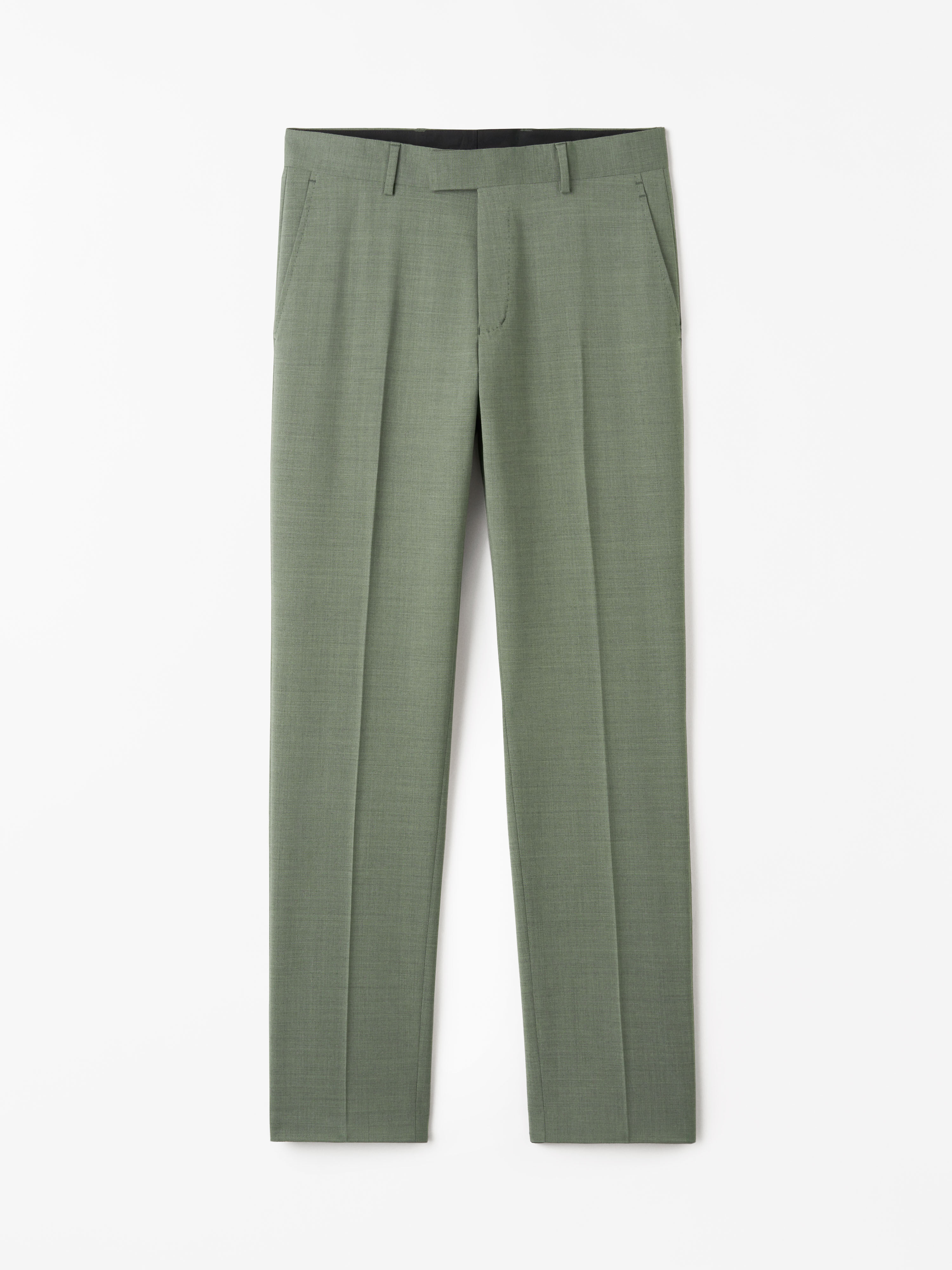 Tenuta Slim Fit Wool Blend Trousers