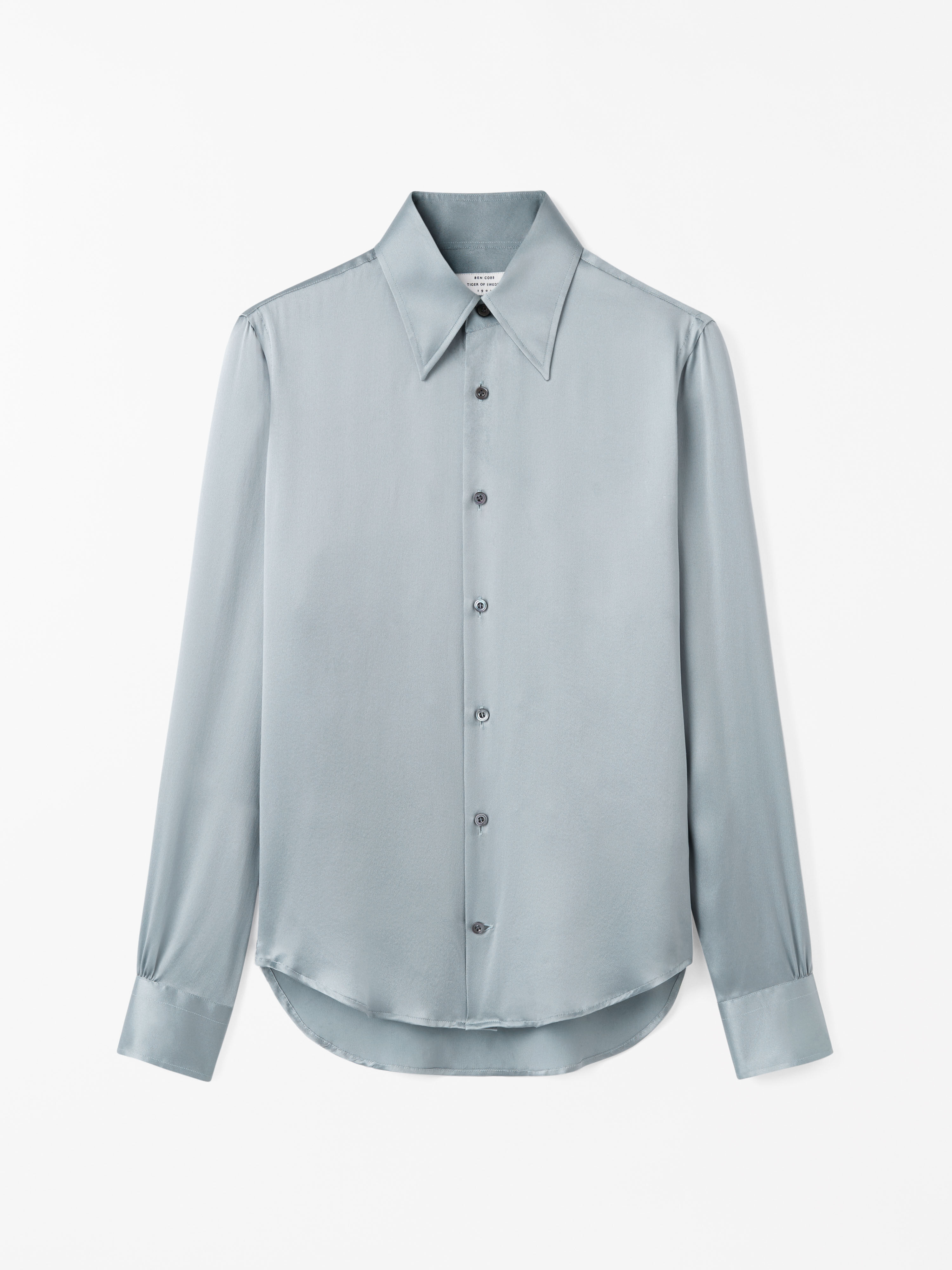 Alain Slim-fit Silk Shirt