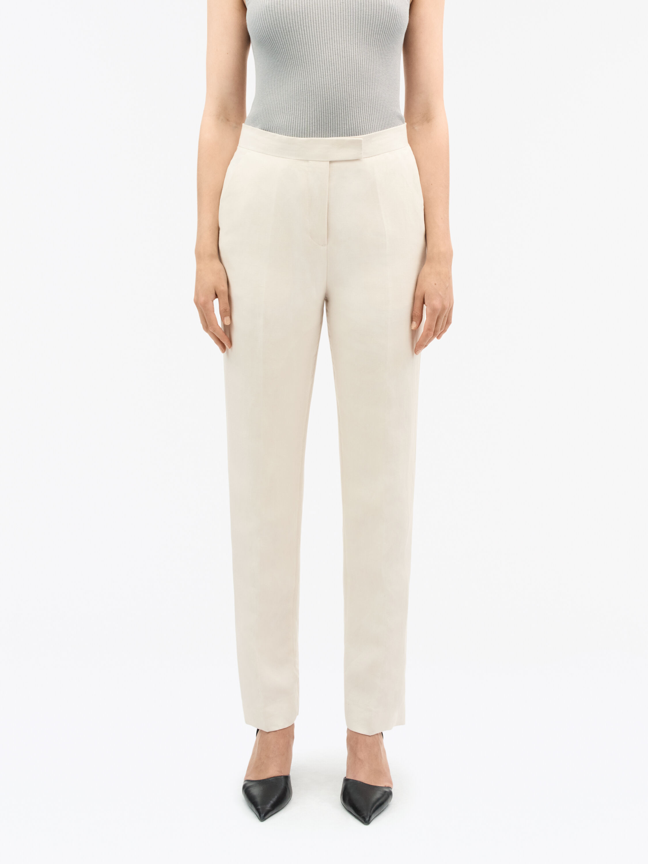 Faye Mid-Rise Trousers