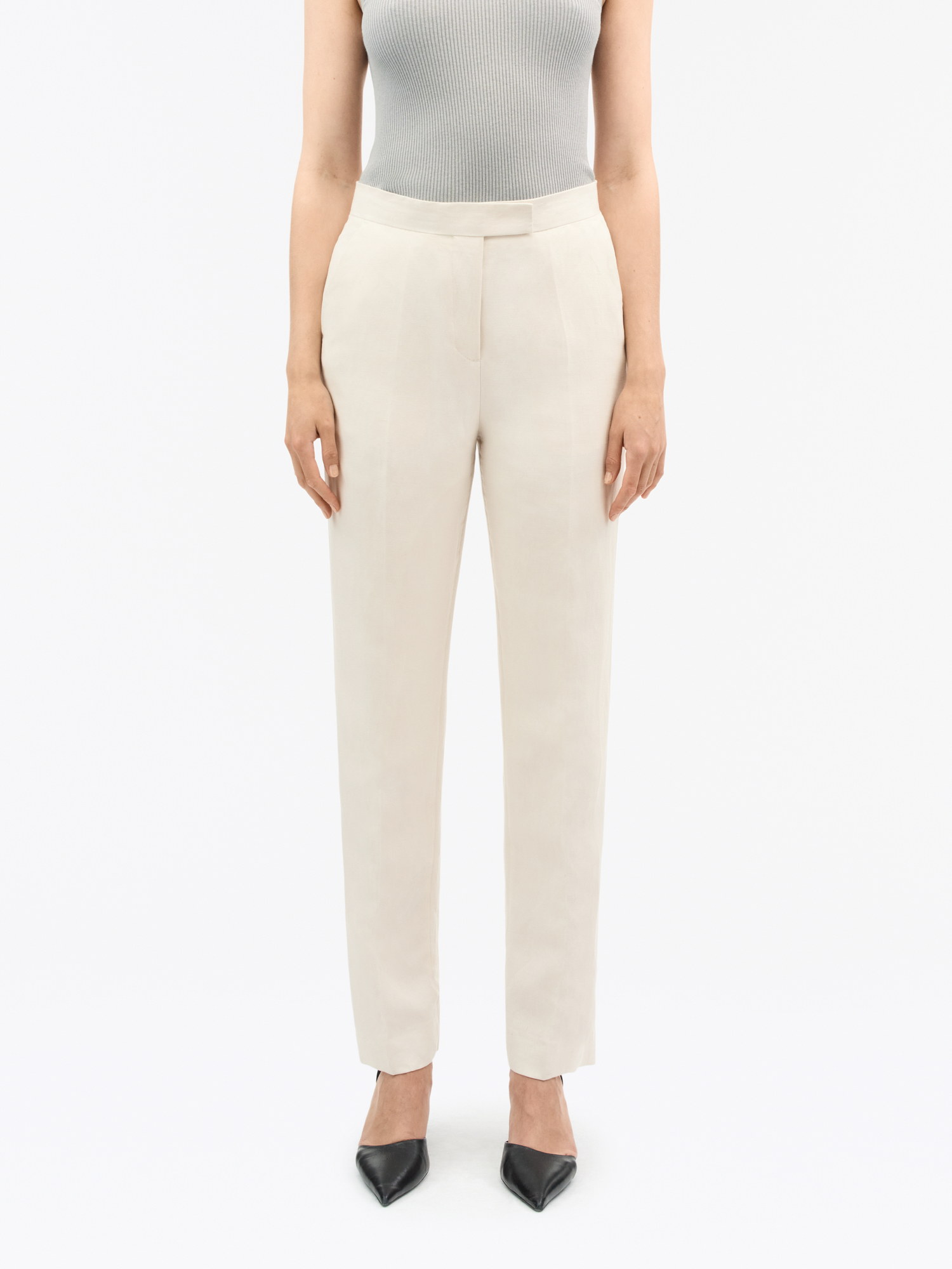 Faye Mid-Rise Trousers