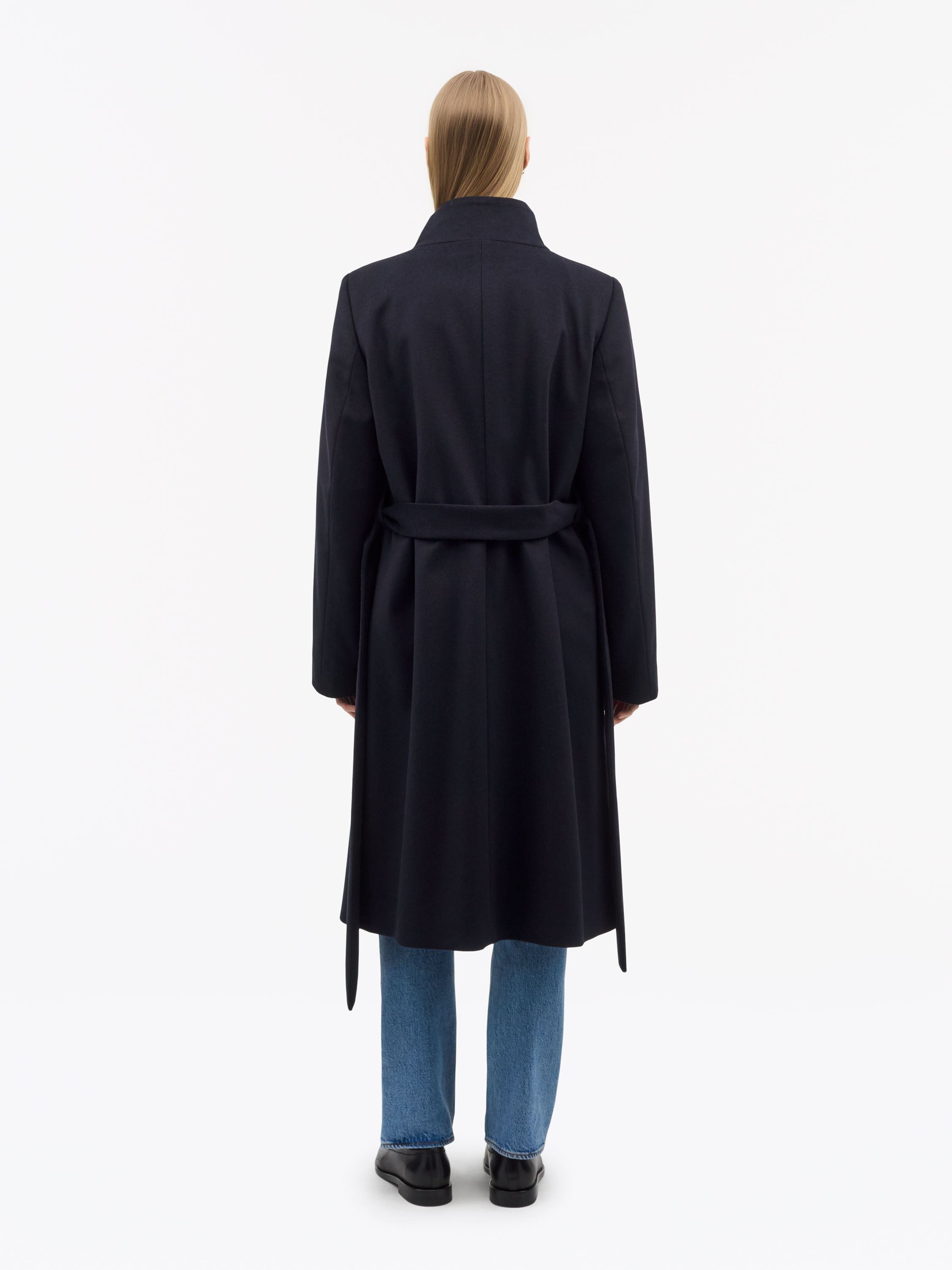 Cedrin Manteau en M&eacute;lange Cachemire