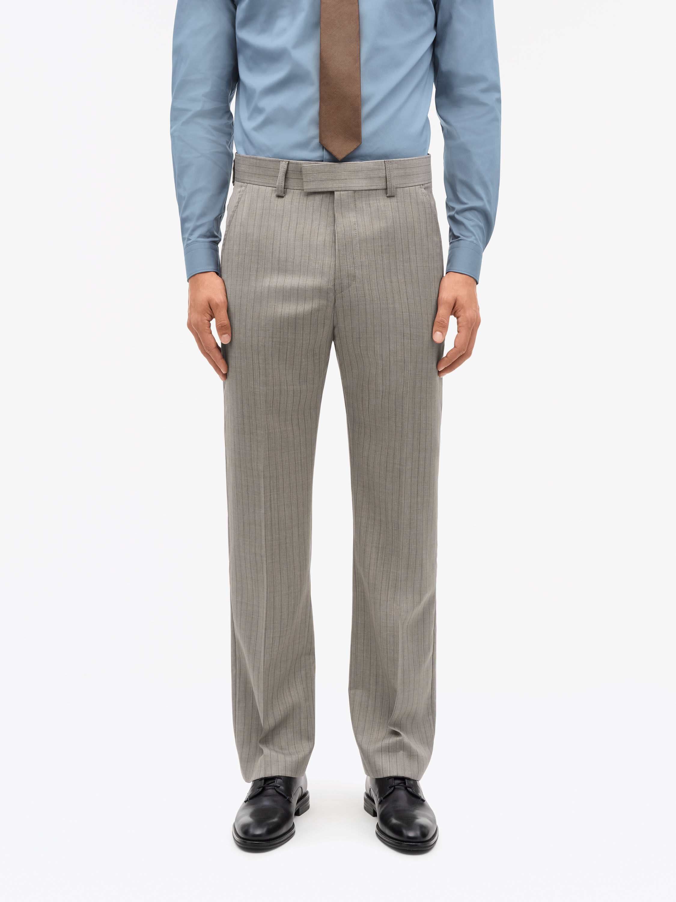 Ease Pinstripe Wool Suit