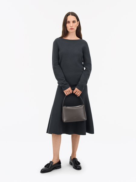 Conci Leather Shoulder Bag