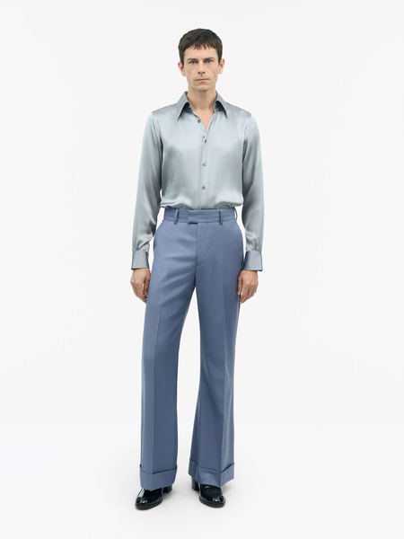 Alain Slim-fit Silk Shirt
