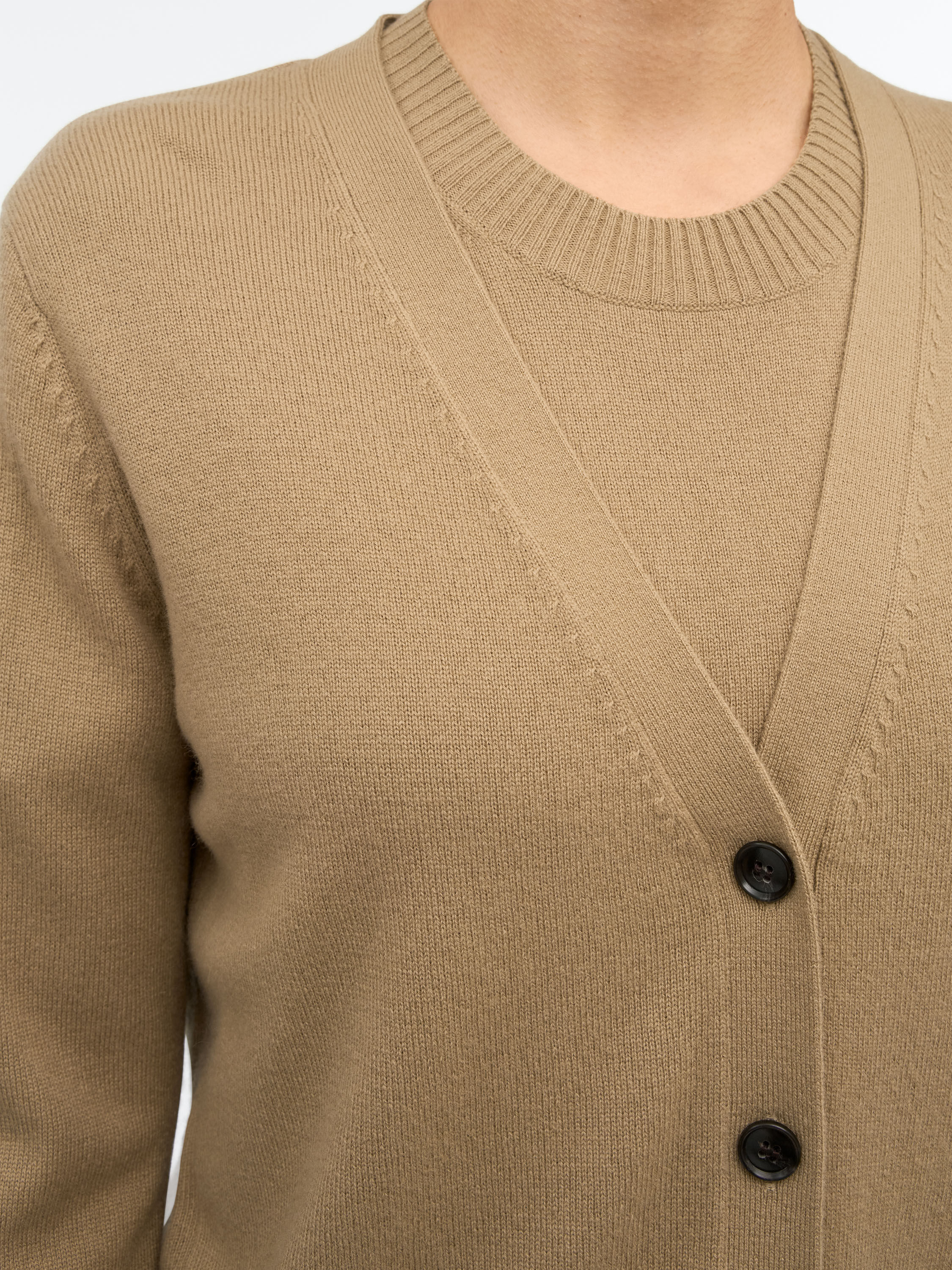 Khloe Wool Cashmere Cardigan