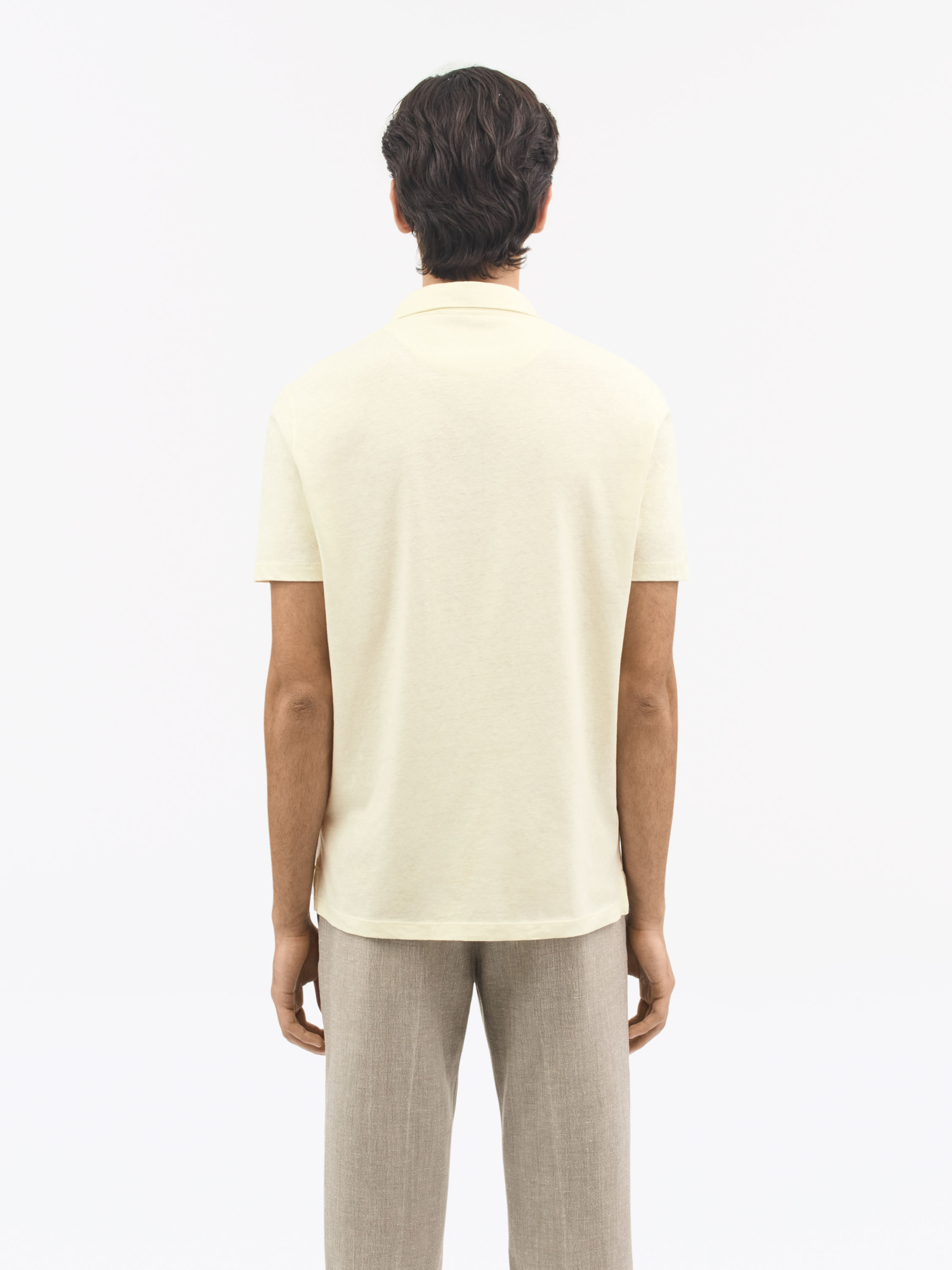 Ray Open-Neck Polo Shirt