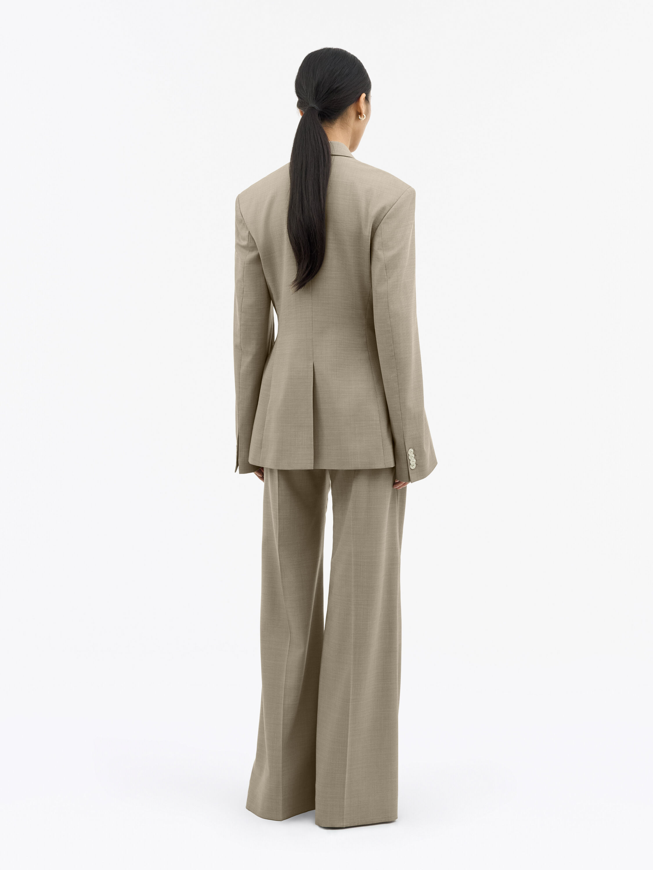 Elmi Ivory Wool Suit