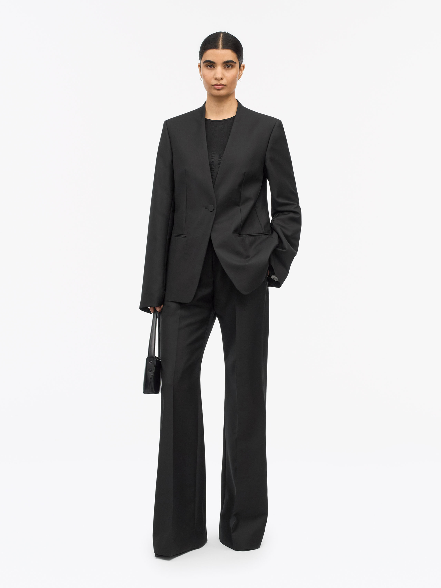 Joni Elegante Kragenlose Blazer