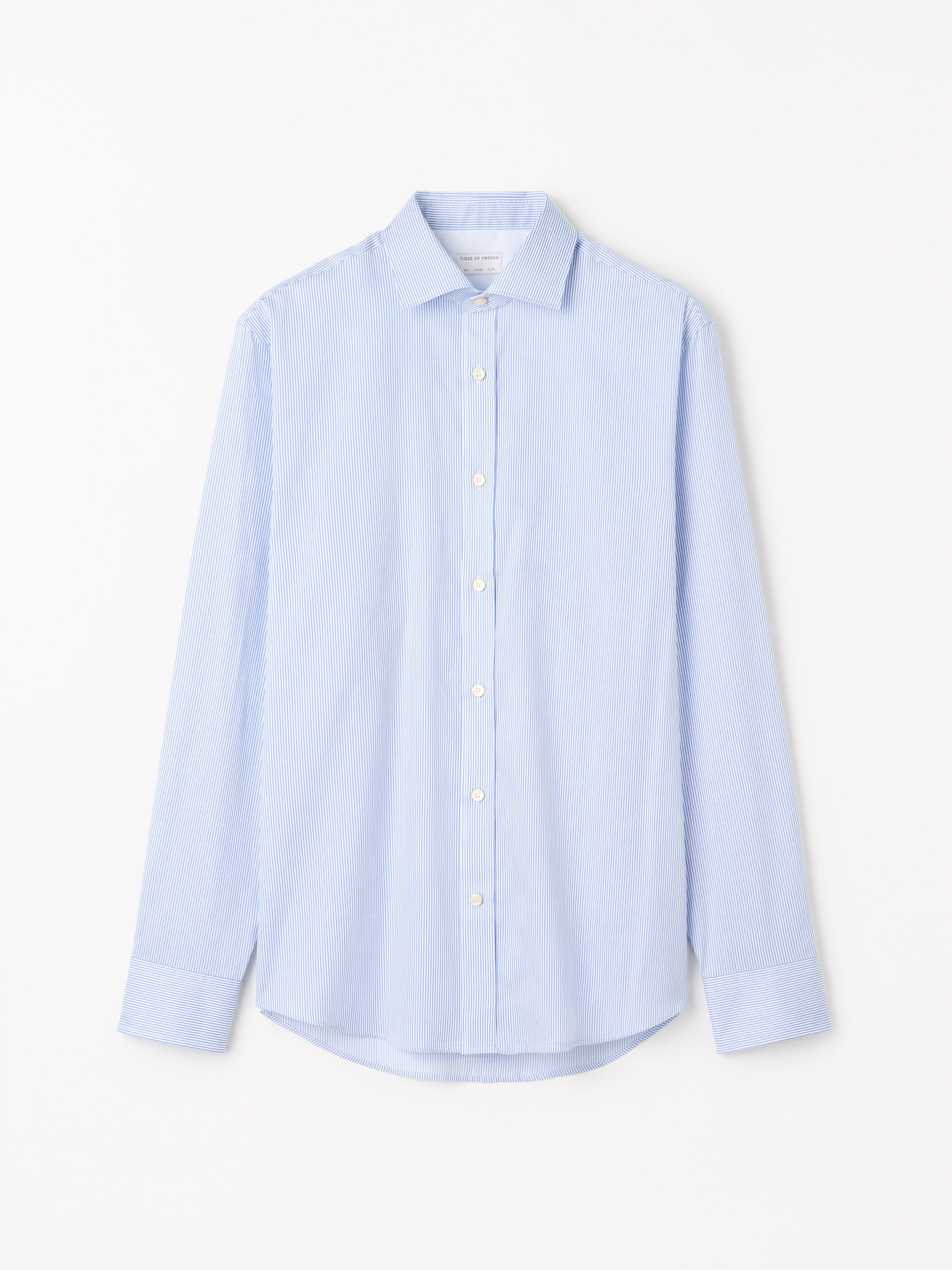 Adley C Cotton Stripe Shirt