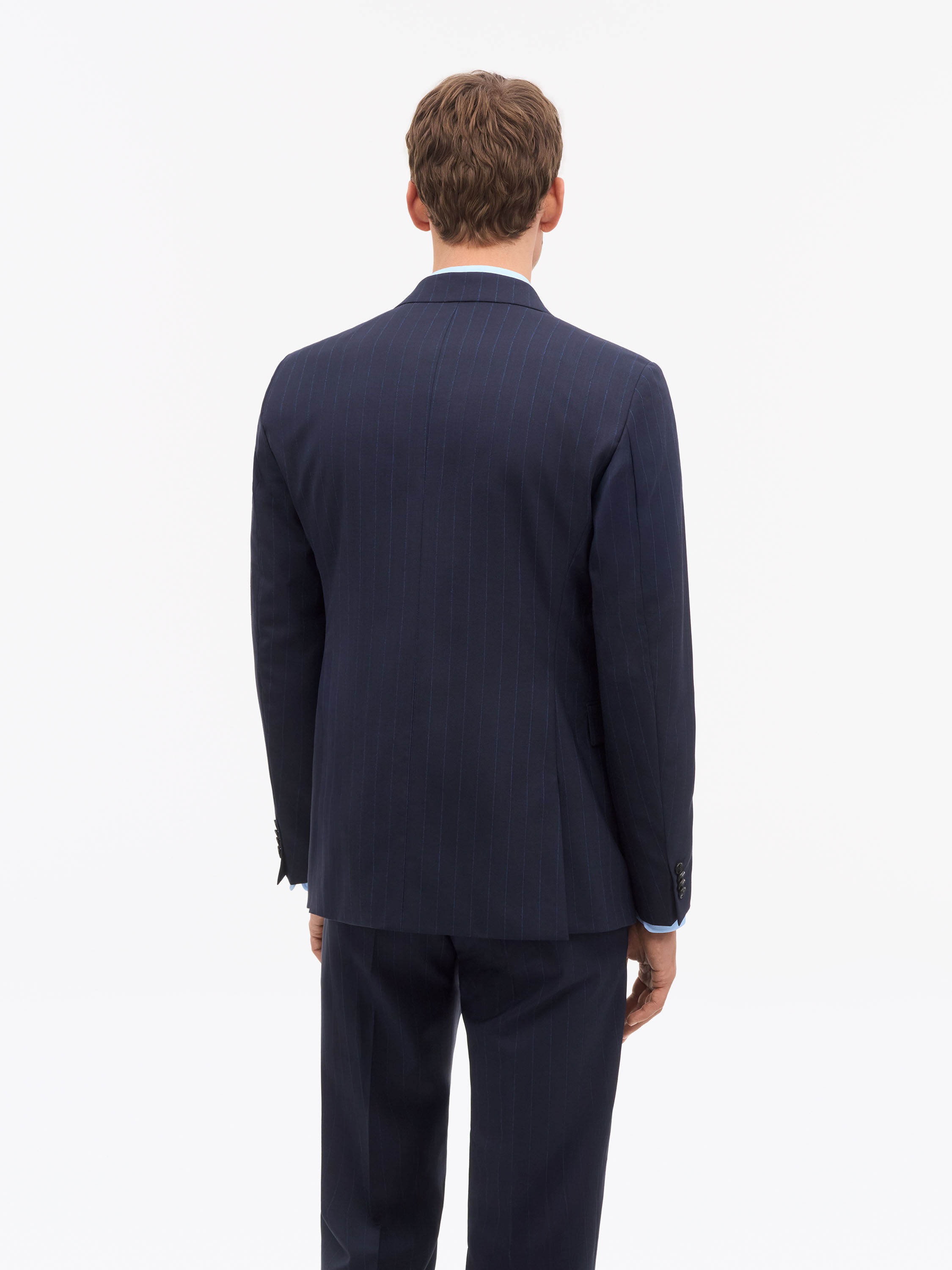 Justin Pinstripe Ullkostym