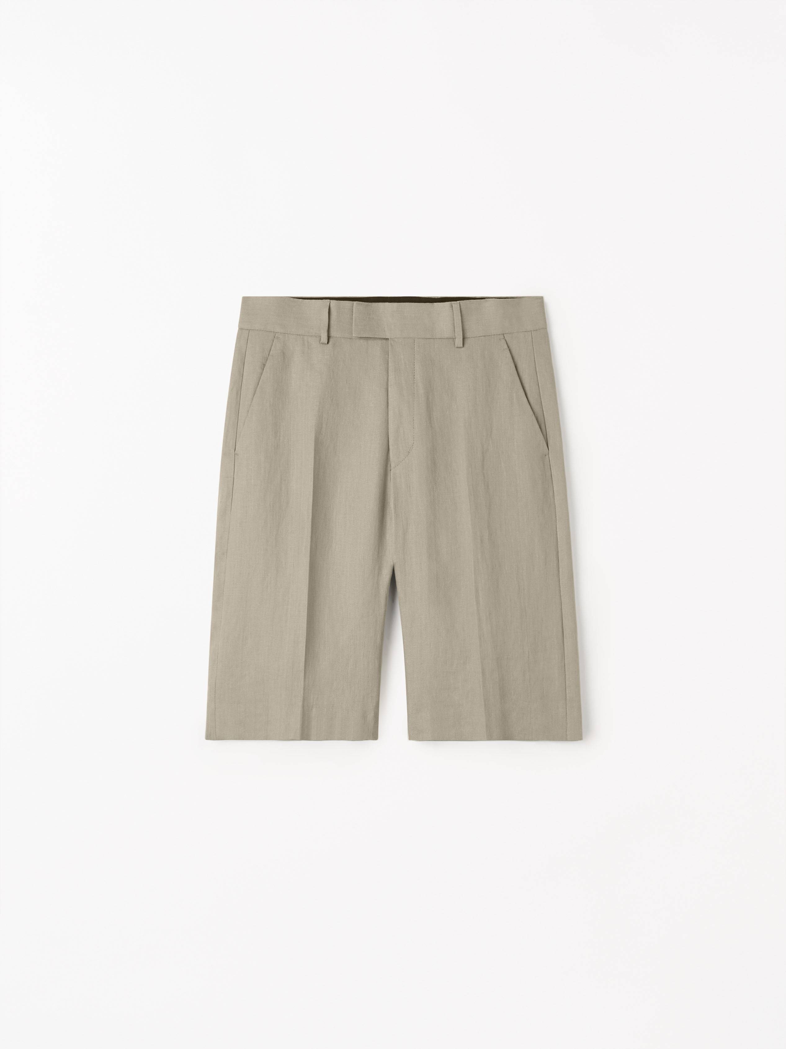 Troy Bermuda Linen Shorts