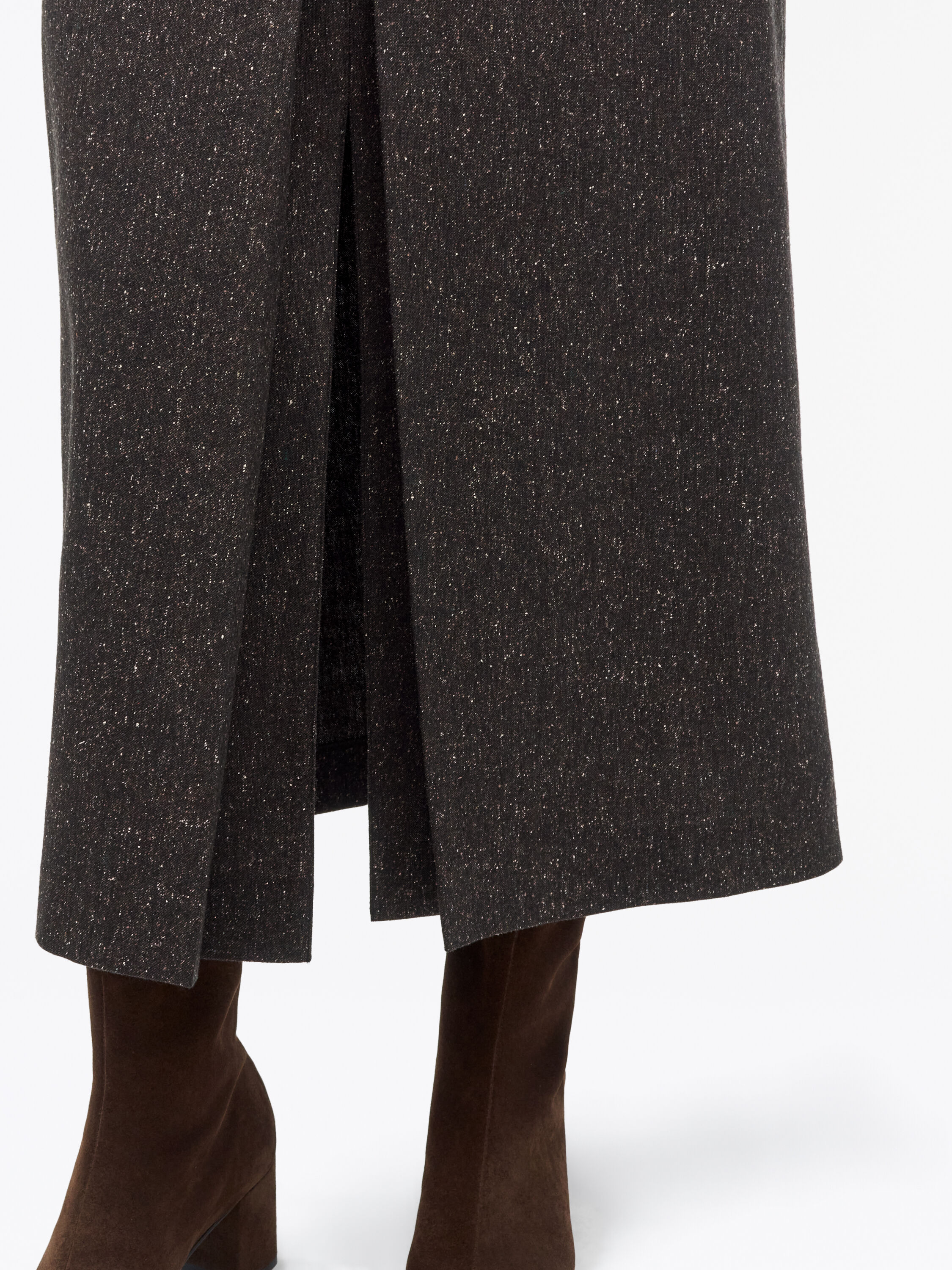 Elsine Tailored Wool Skirt