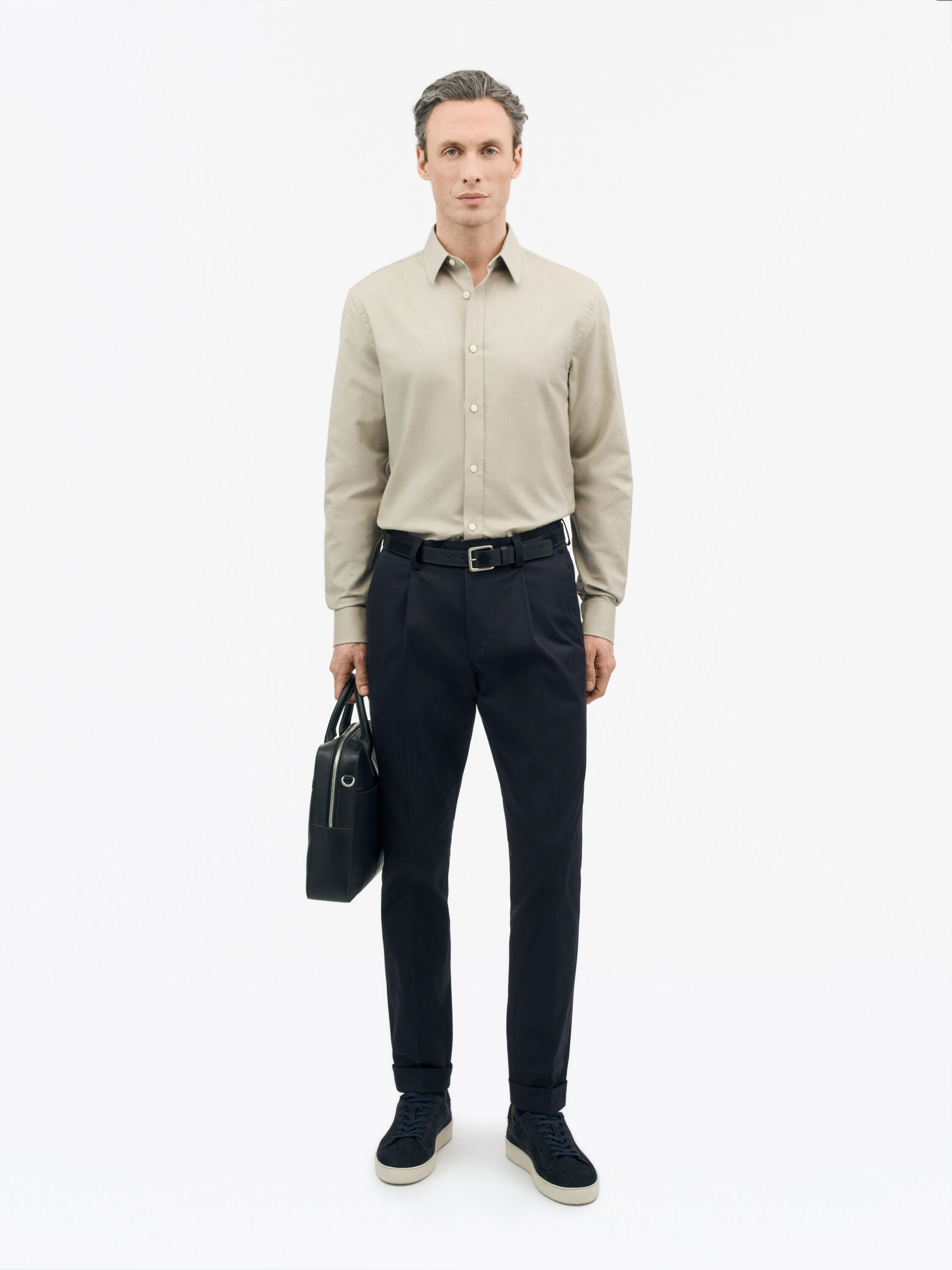 Spenser - Chemise D&eacute;contract&eacute;e en Coton Serg&eacute;